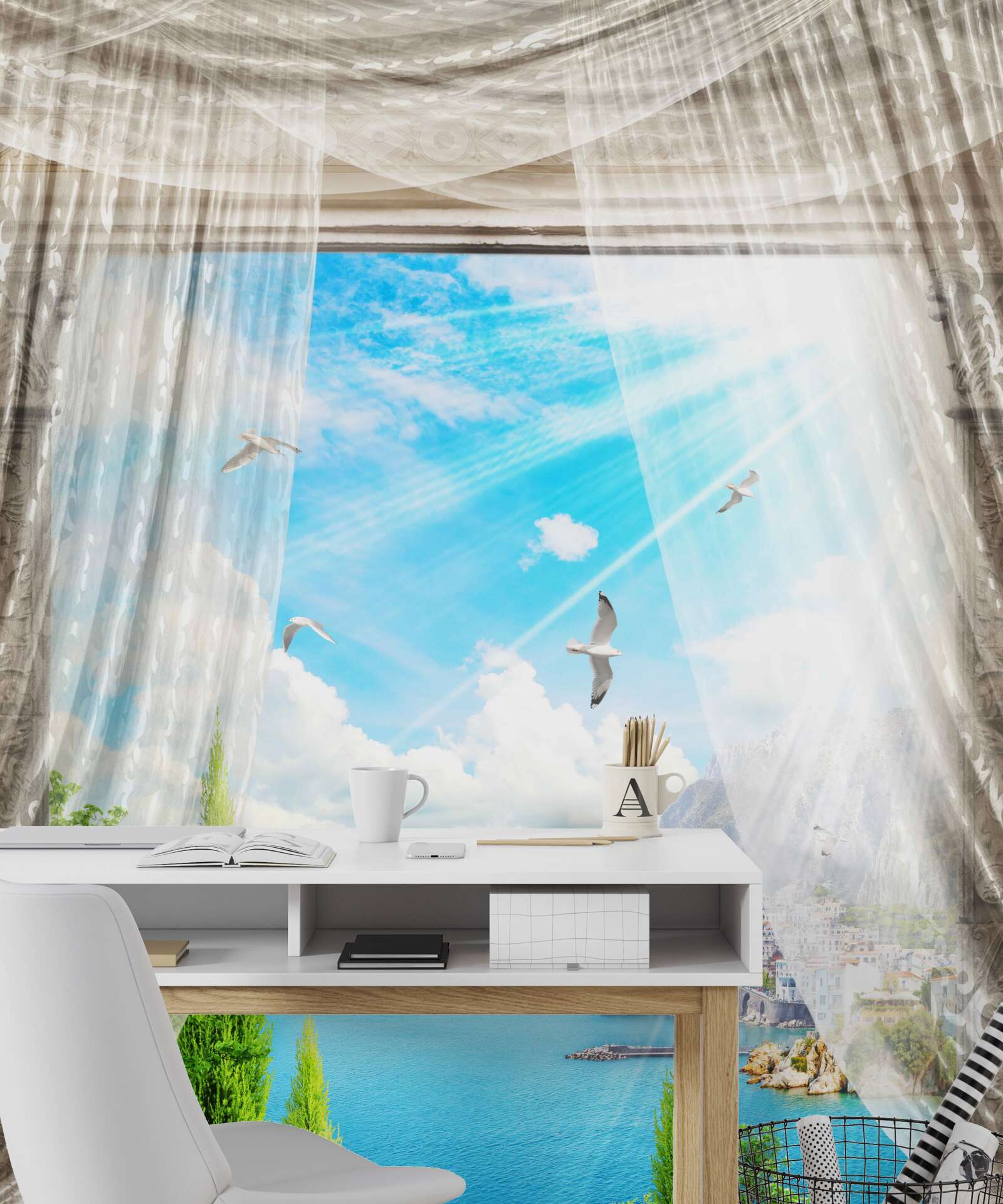 Fototapeta pohľad z okna