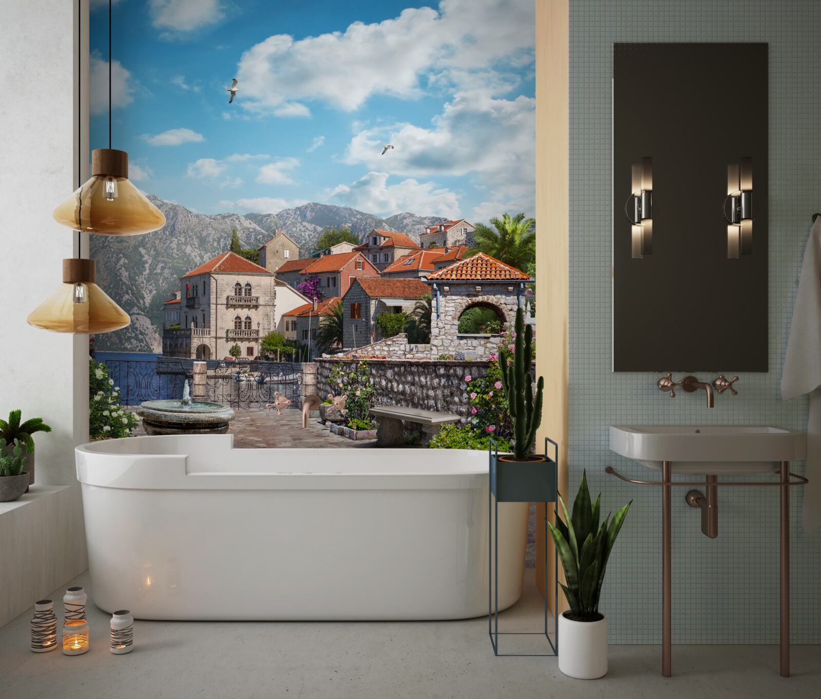 Fototapeta úzke uličky a dvory