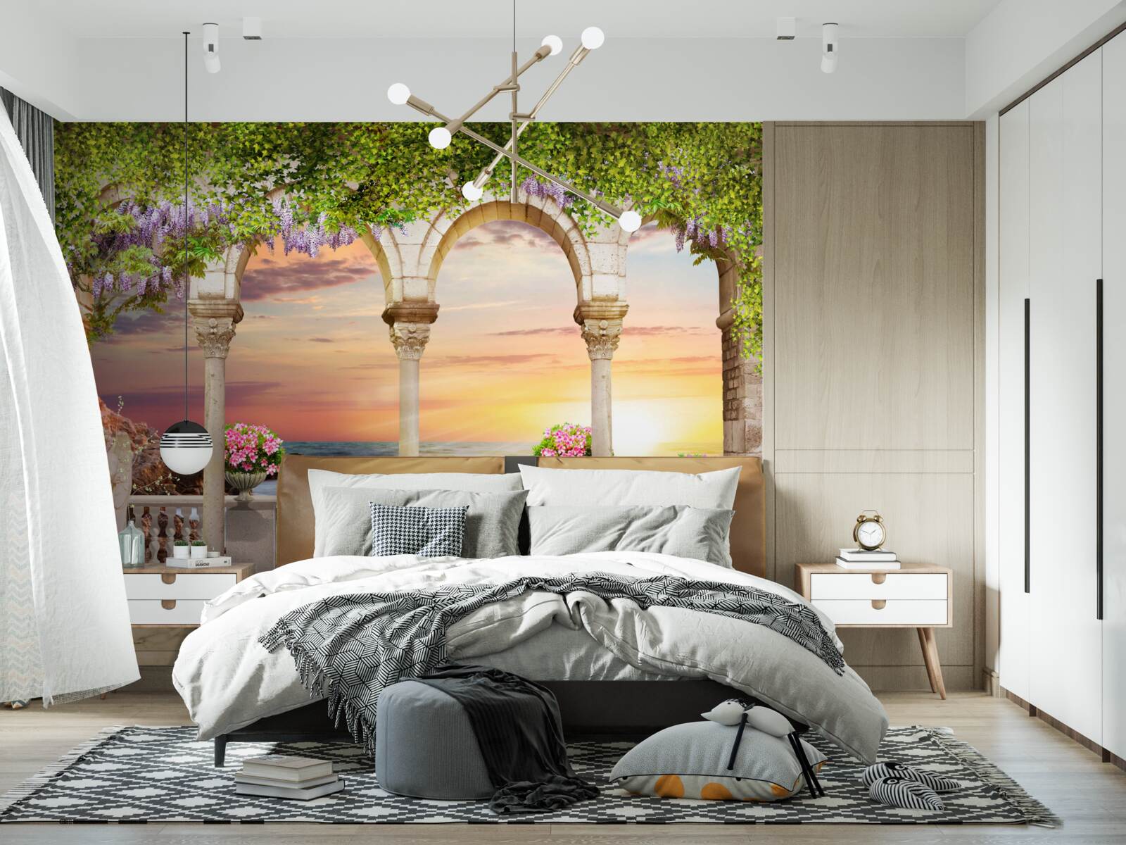 Fototapeta kvetinová veranda