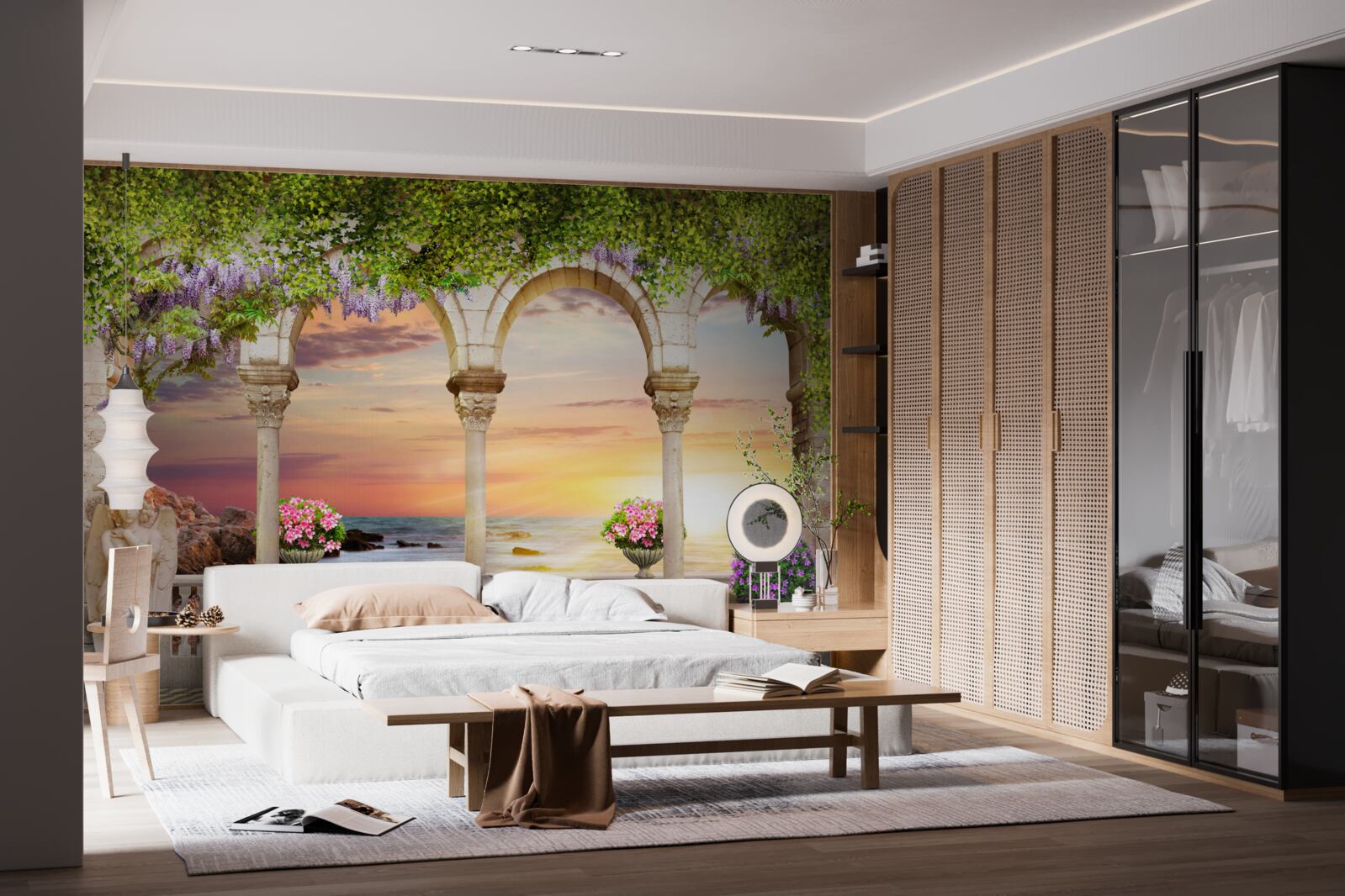 Fototapeta kvetinová veranda