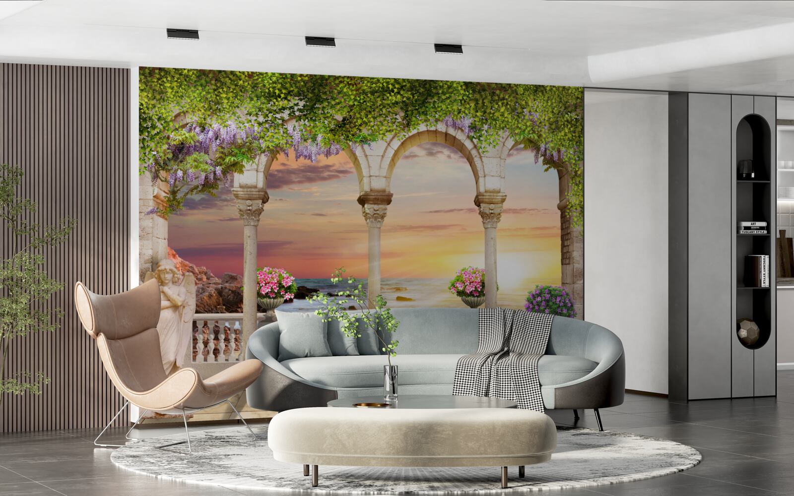 Fototapeta kvetinová veranda