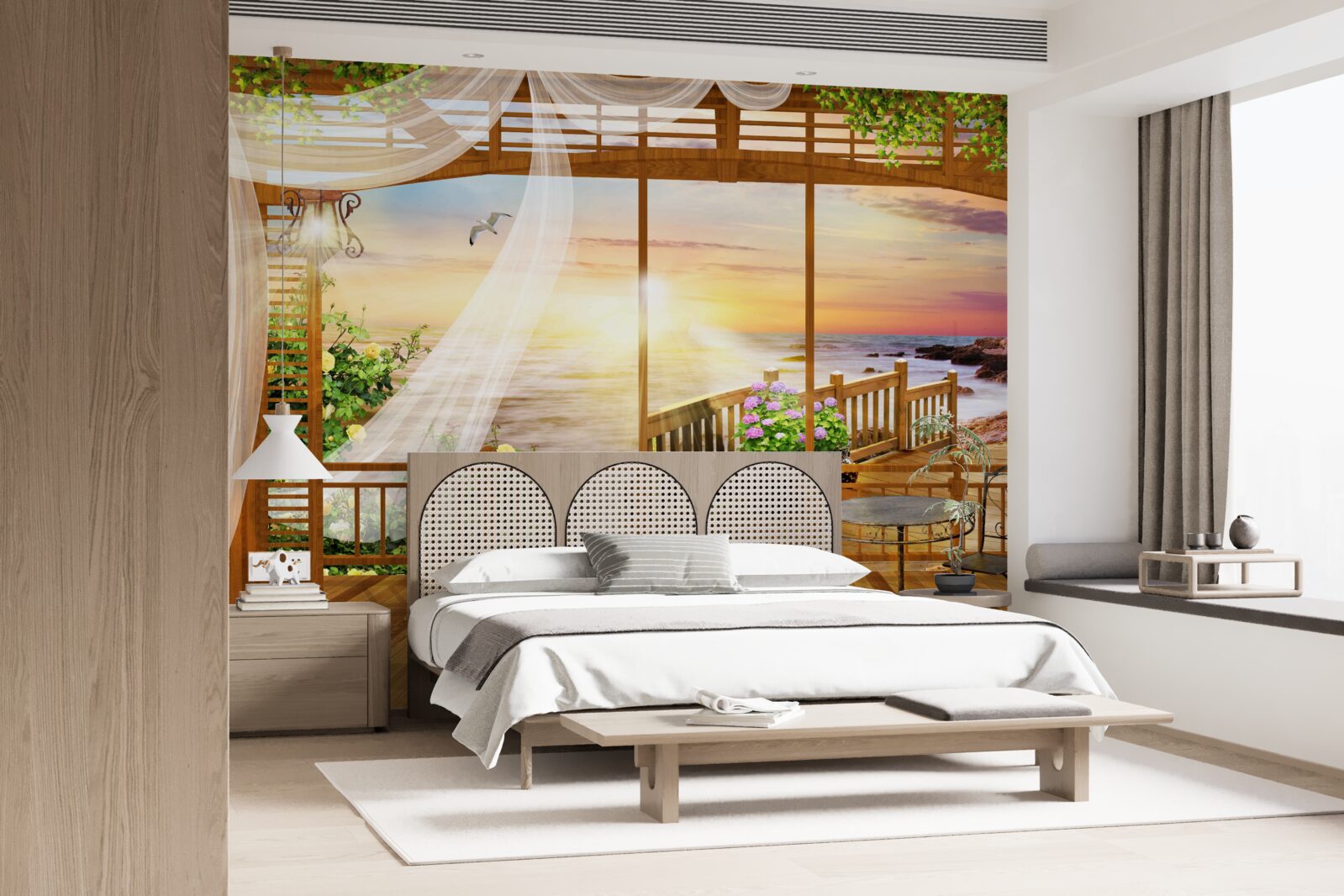 Fototapeta krásny balkón s úžasným výhľadom