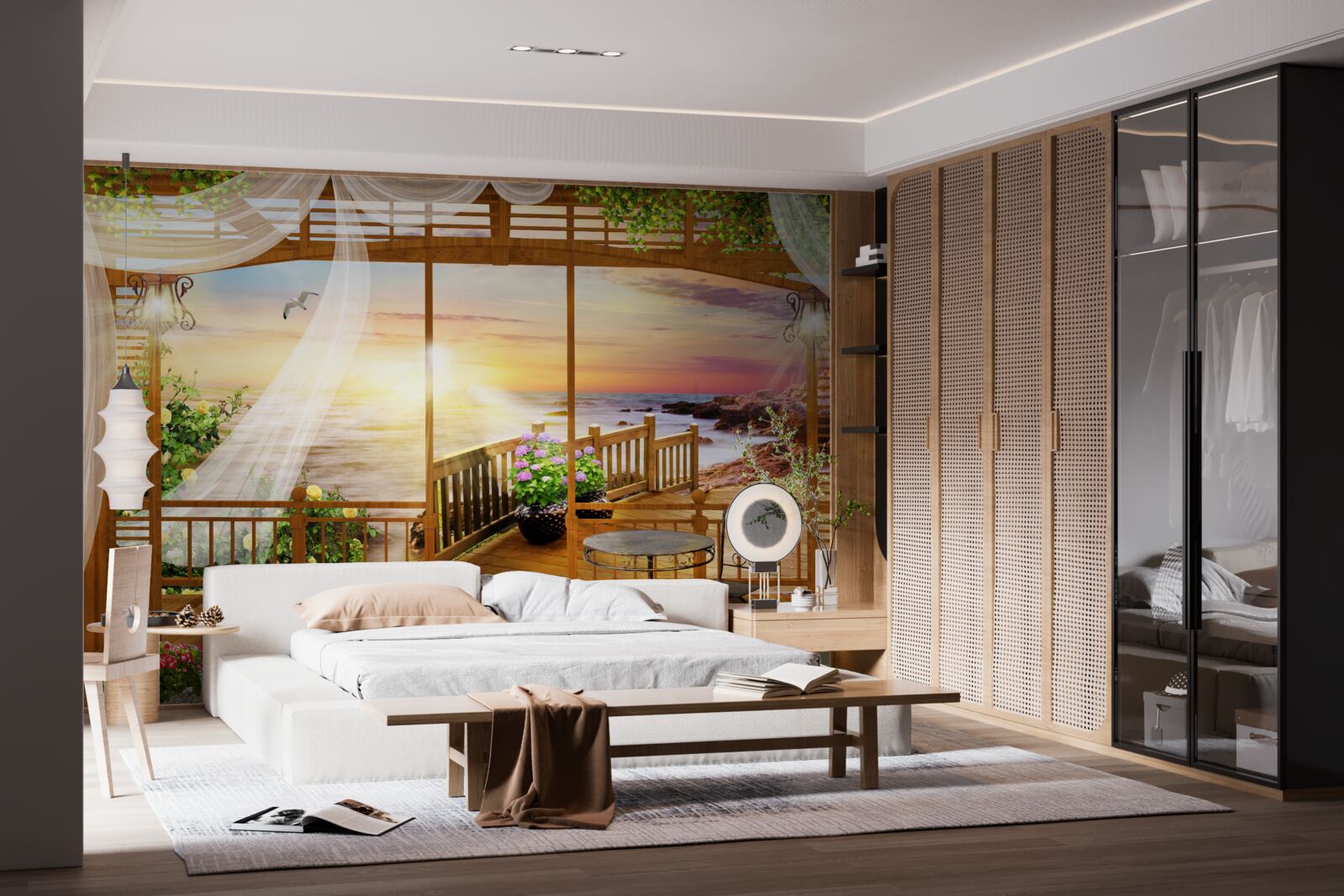 Fototapeta krásny balkón s úžasným výhľadom