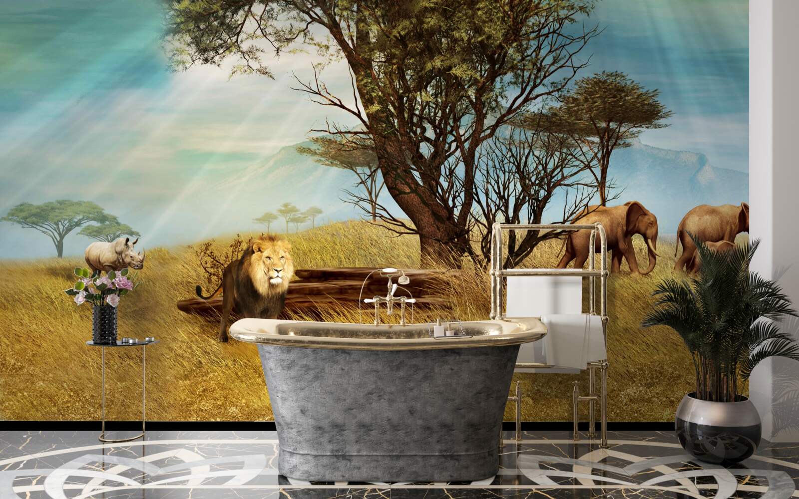 Fototapeta Africká zvieracia promenáda