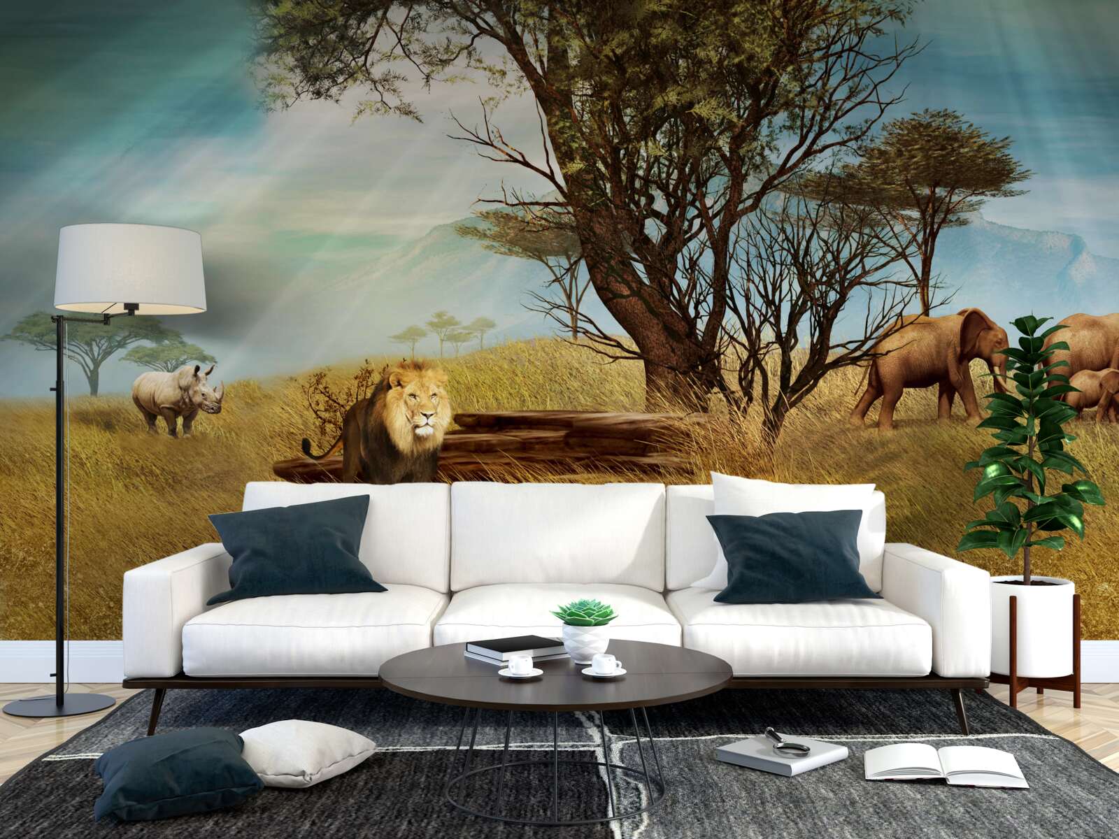 Fototapeta Africká zvieracia promenáda