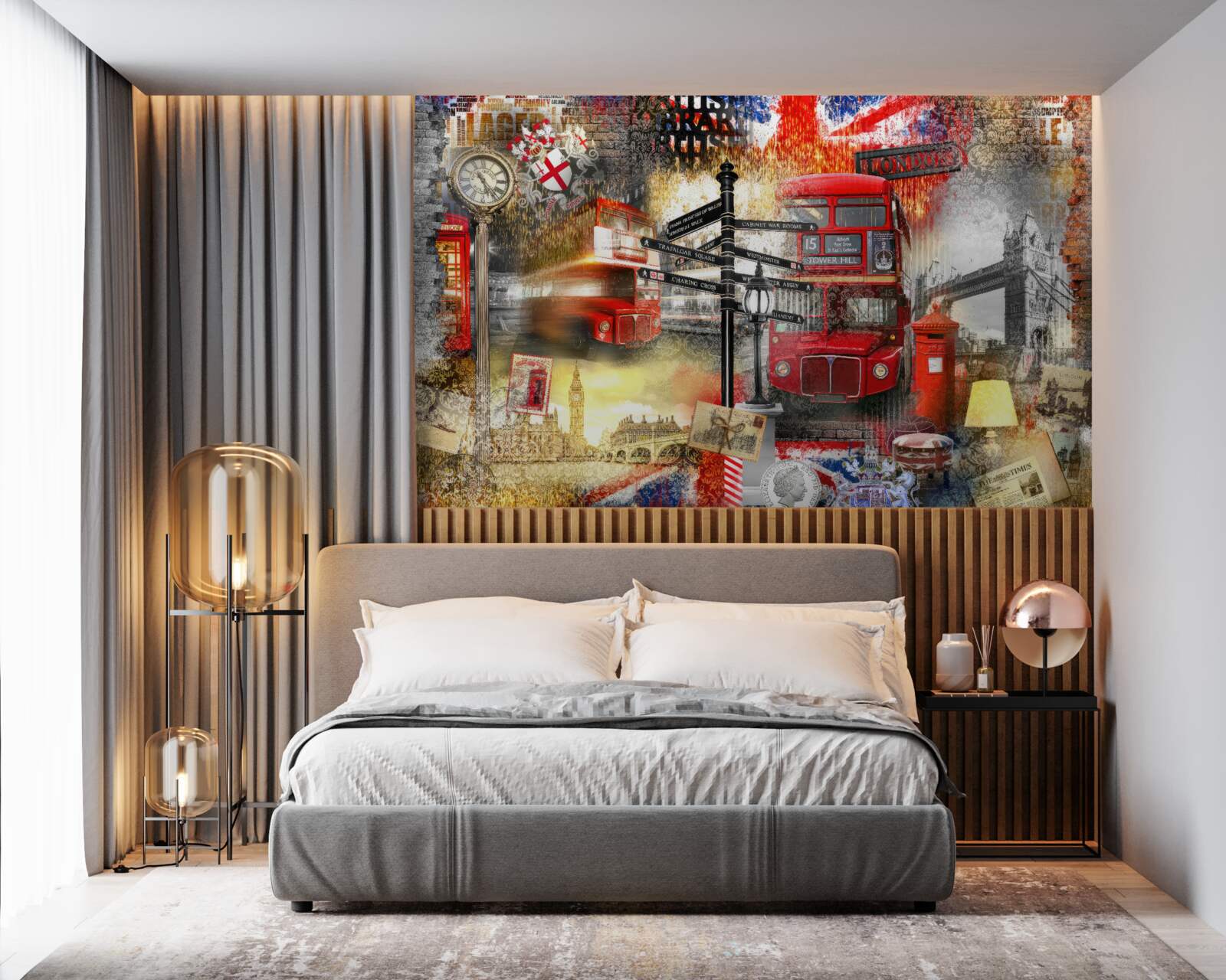 Fototapeta rôzne emblémy Veľkej Británie