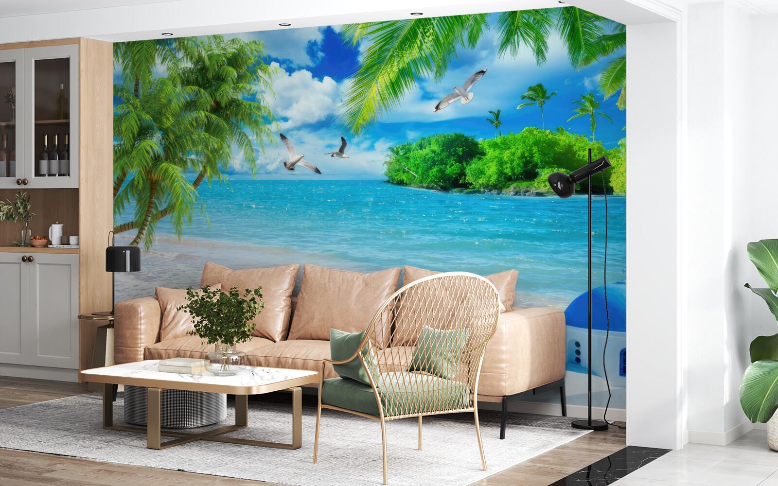 Fototapeta chrám pri mori