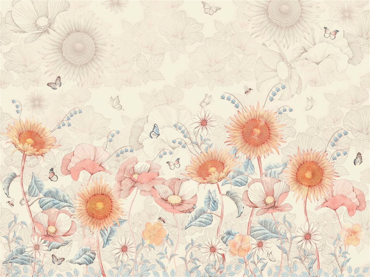 Fototapeta rôzne exotické kvety