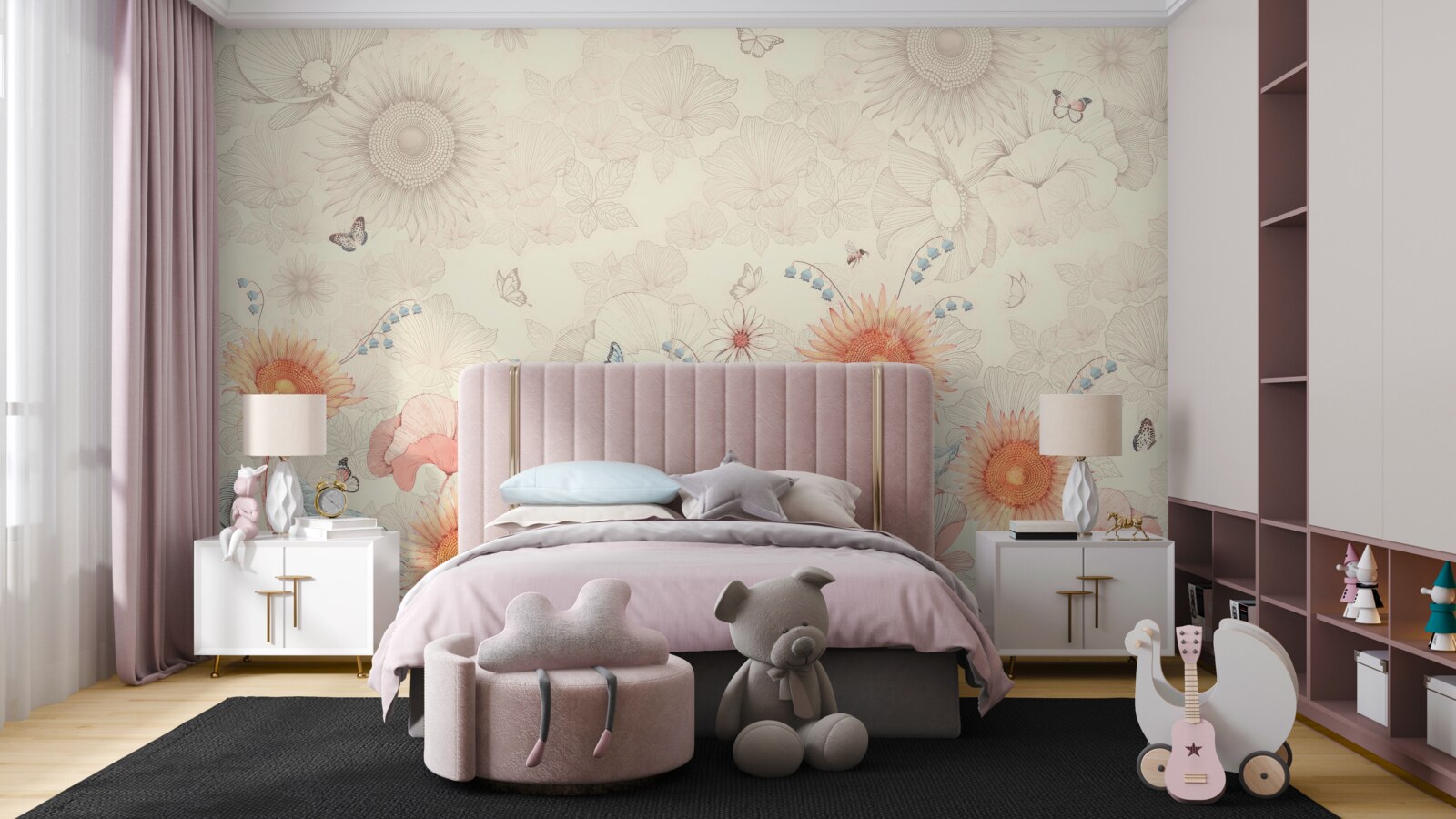 Fototapeta rôzne exotické kvety