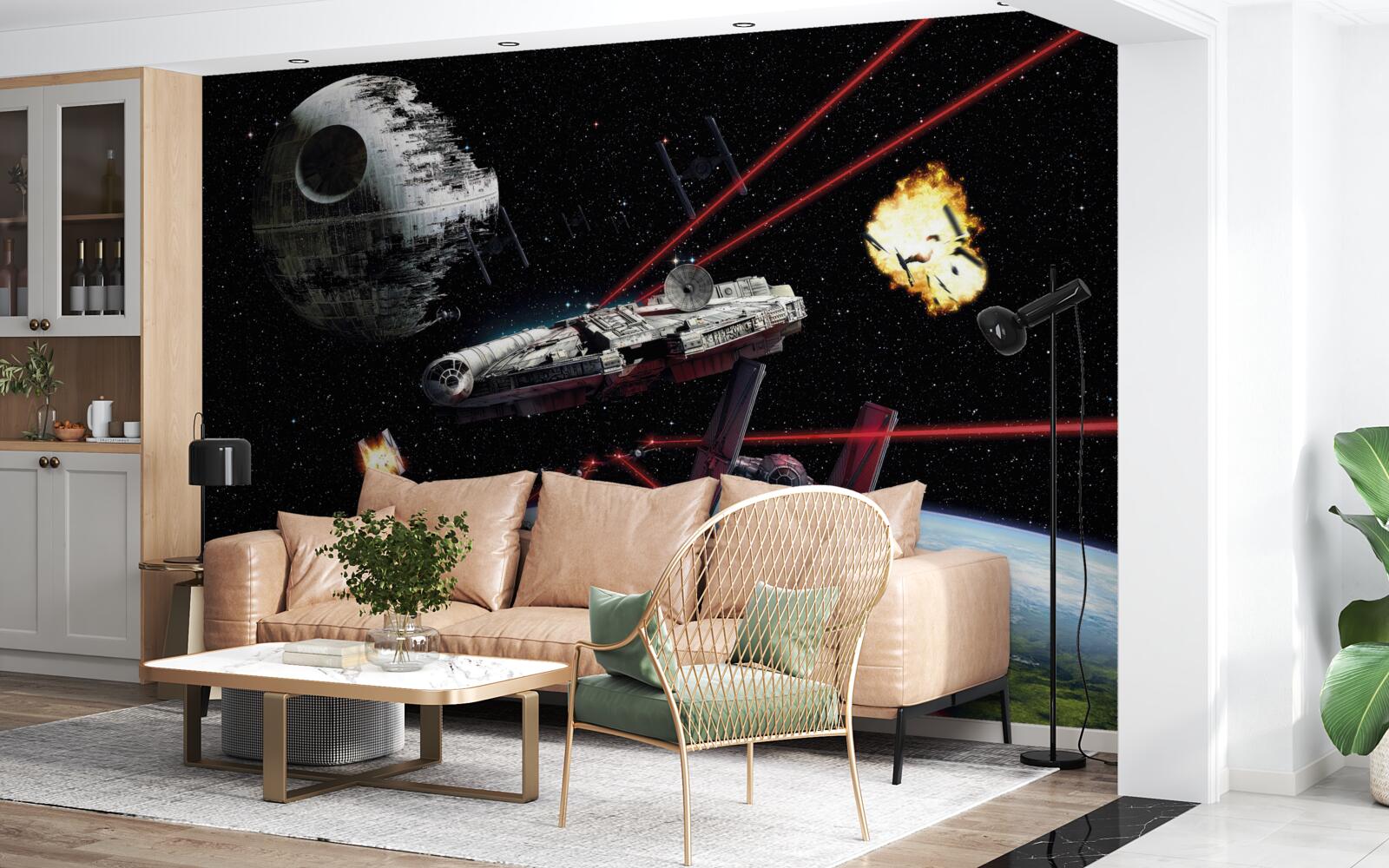 Fototapeta vesmírne bitky