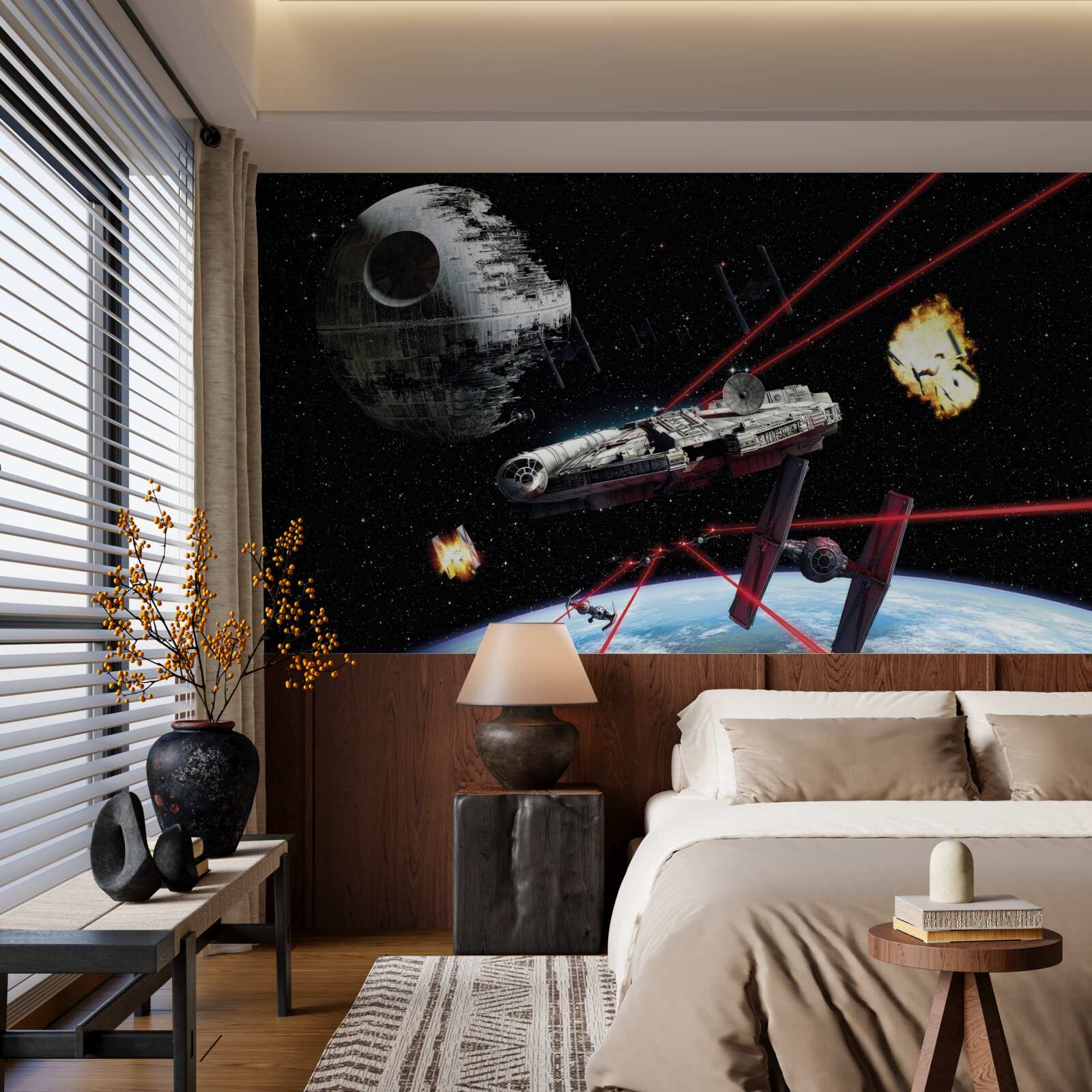 Fototapeta vesmírne bitky