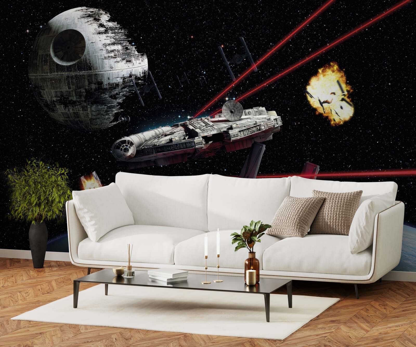 Fototapeta vesmírne bitky