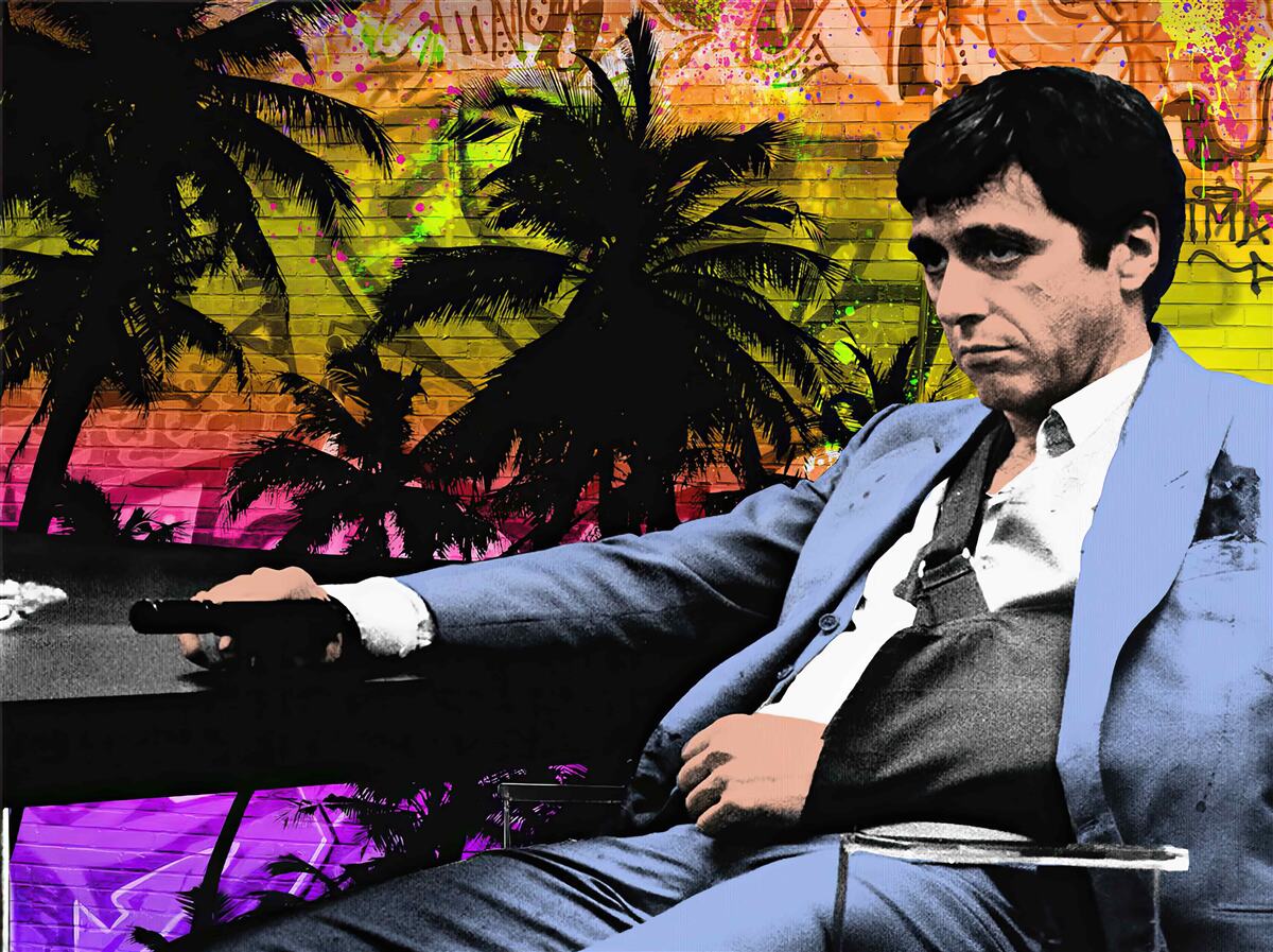 Fototapeta smutný muž sedel za stolom