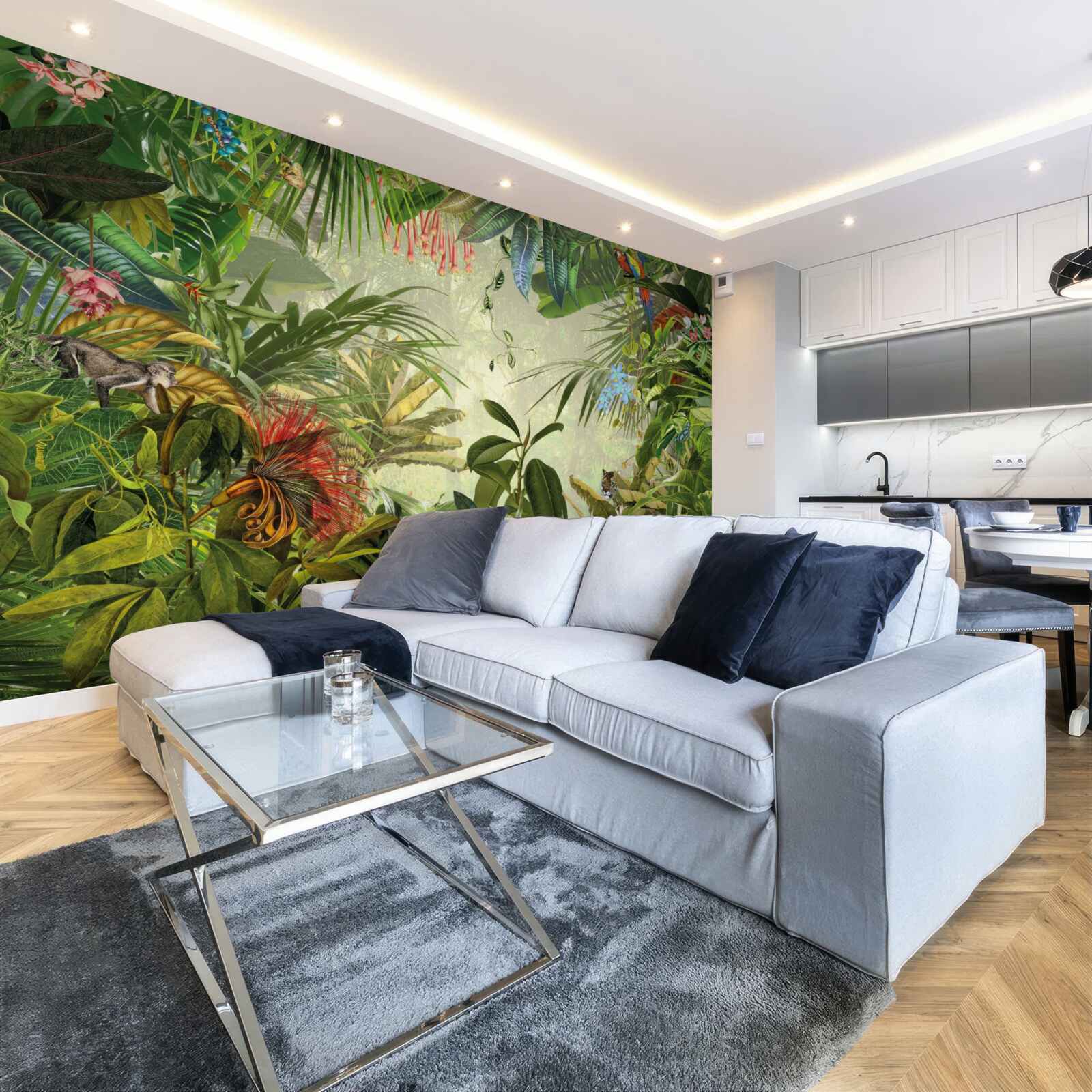 Fototapeta zelená tropická krajina