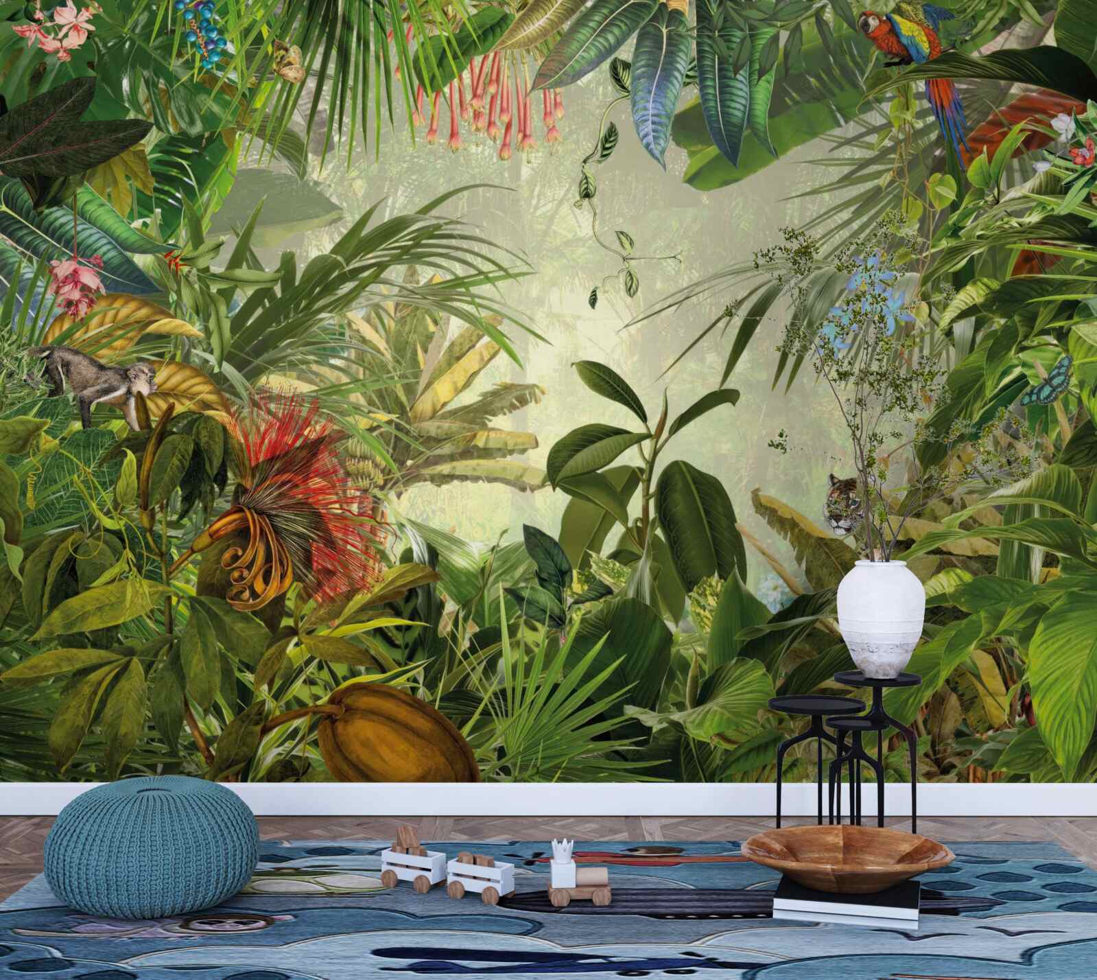 Fototapeta zelená tropická krajina