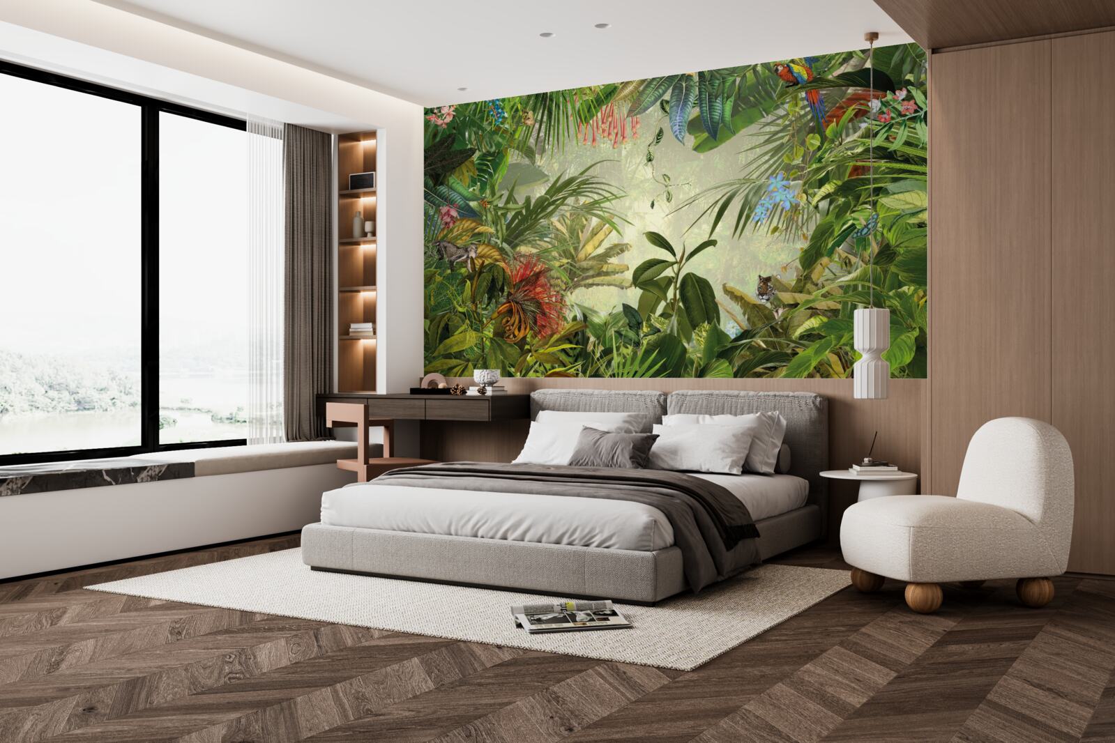 Fototapeta zelená tropická krajina