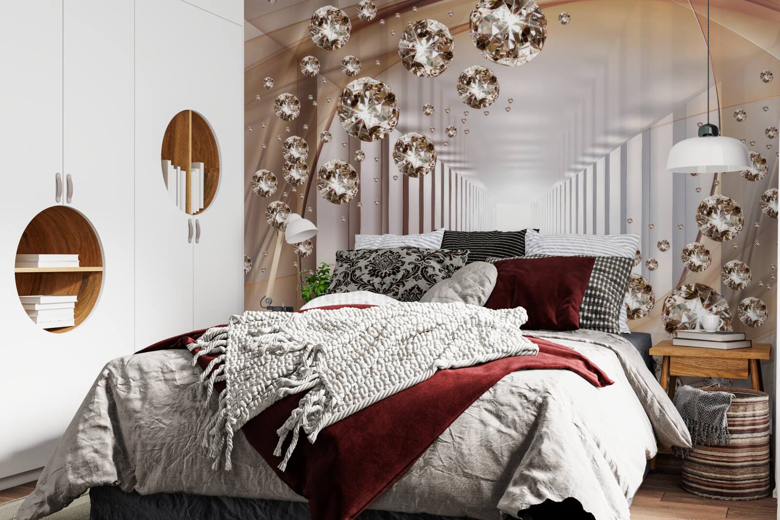 Fototapeta klenoty v pozadí pasáže