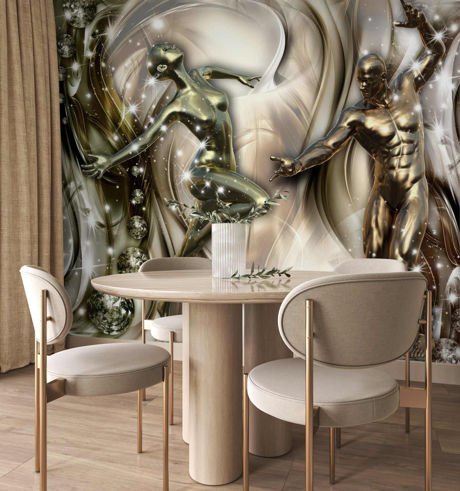 Fototapeta tanečný pár plný vášne