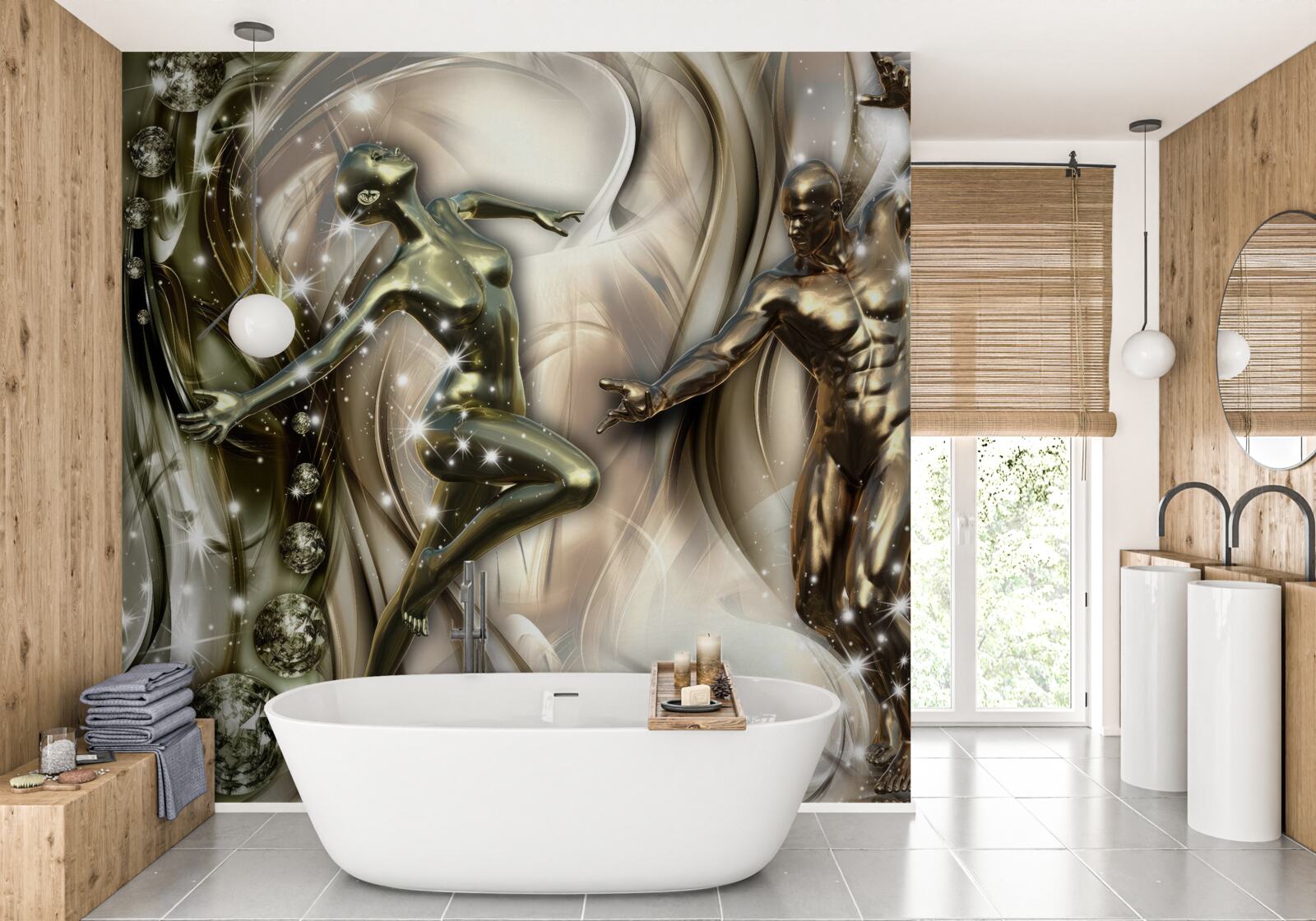 Fototapeta tanečný pár plný vášne