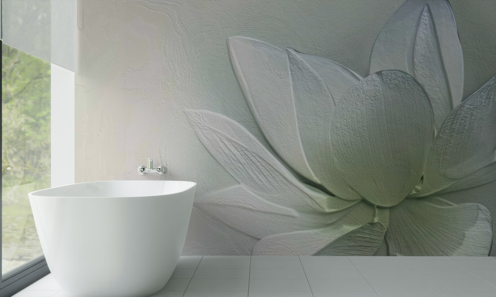 Fototapeta majestátny a nádherný snehovo biely kvet