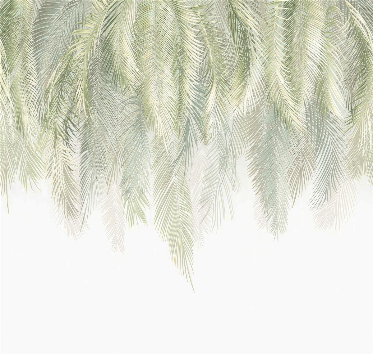 Fototapeta jemné perie padá