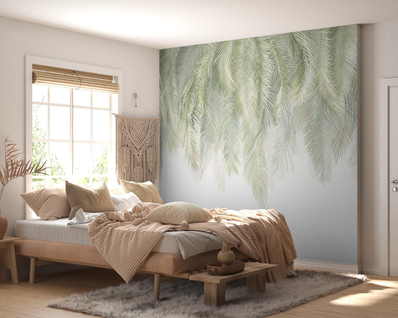 Fototapeta jemné perie padá