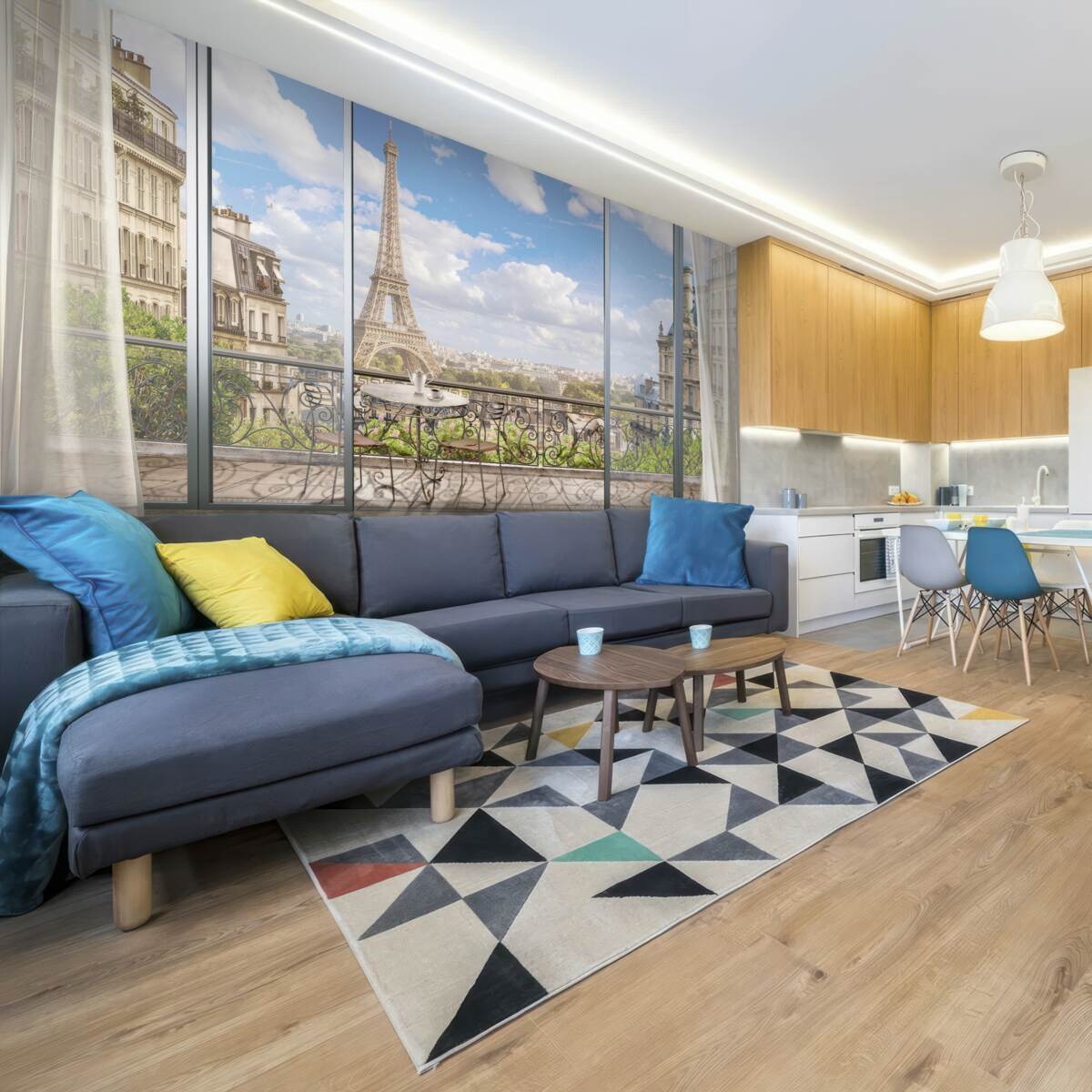 Fototapeta pohľad z balkóna Eiffelovej veže