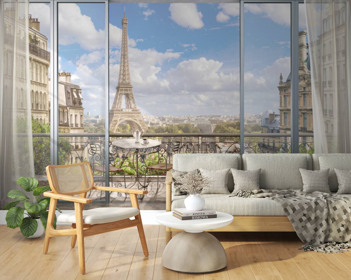 Fototapeta pohľad z balkóna Eiffelovej veže