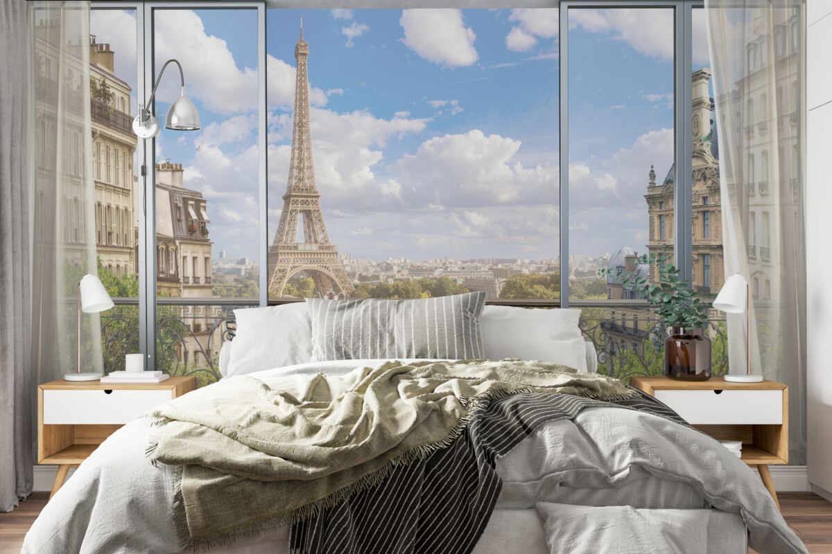 Fototapeta pohľad z balkóna Eiffelovej veže