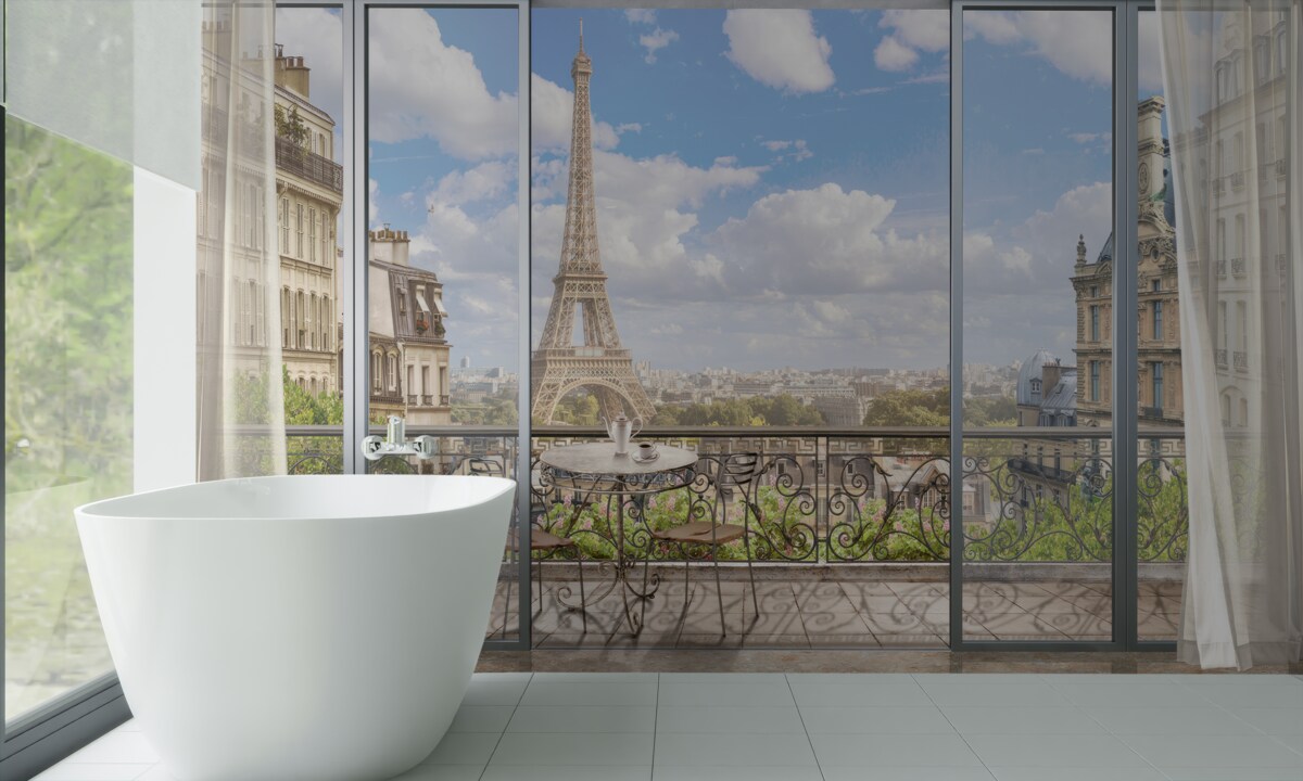 Fototapeta pohľad z balkóna Eiffelovej veže