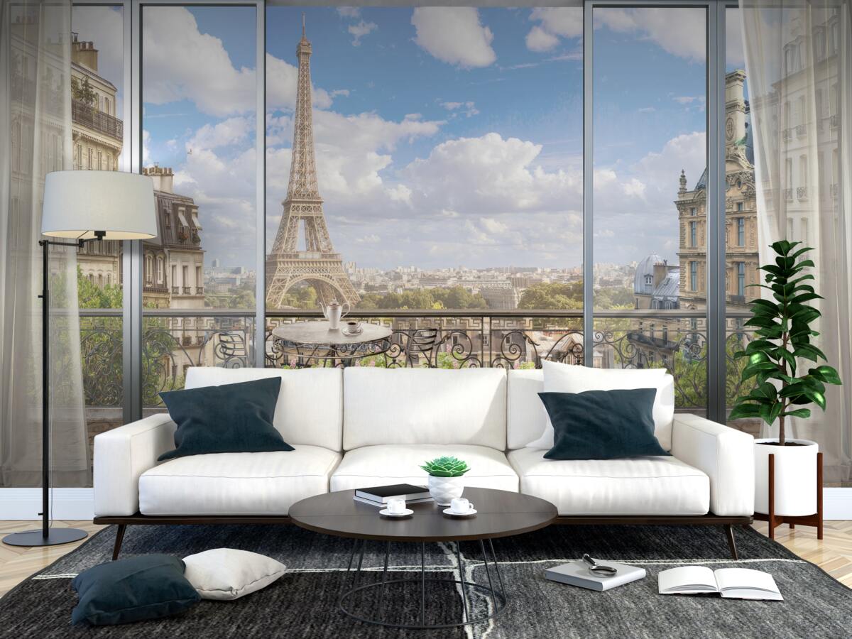 Fototapeta pohľad z balkóna Eiffelovej veže