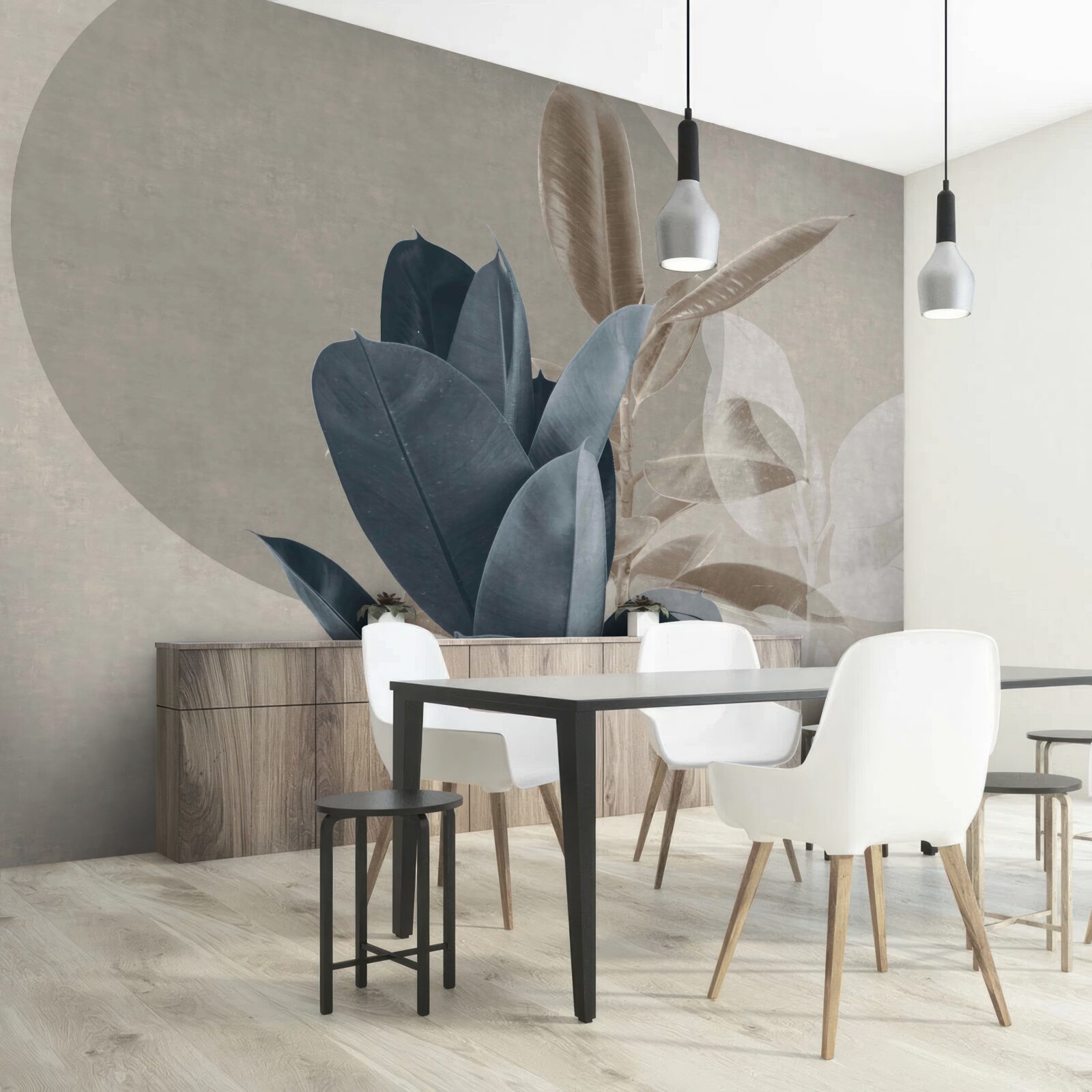 Fototapeta izbová rastlina pri stene