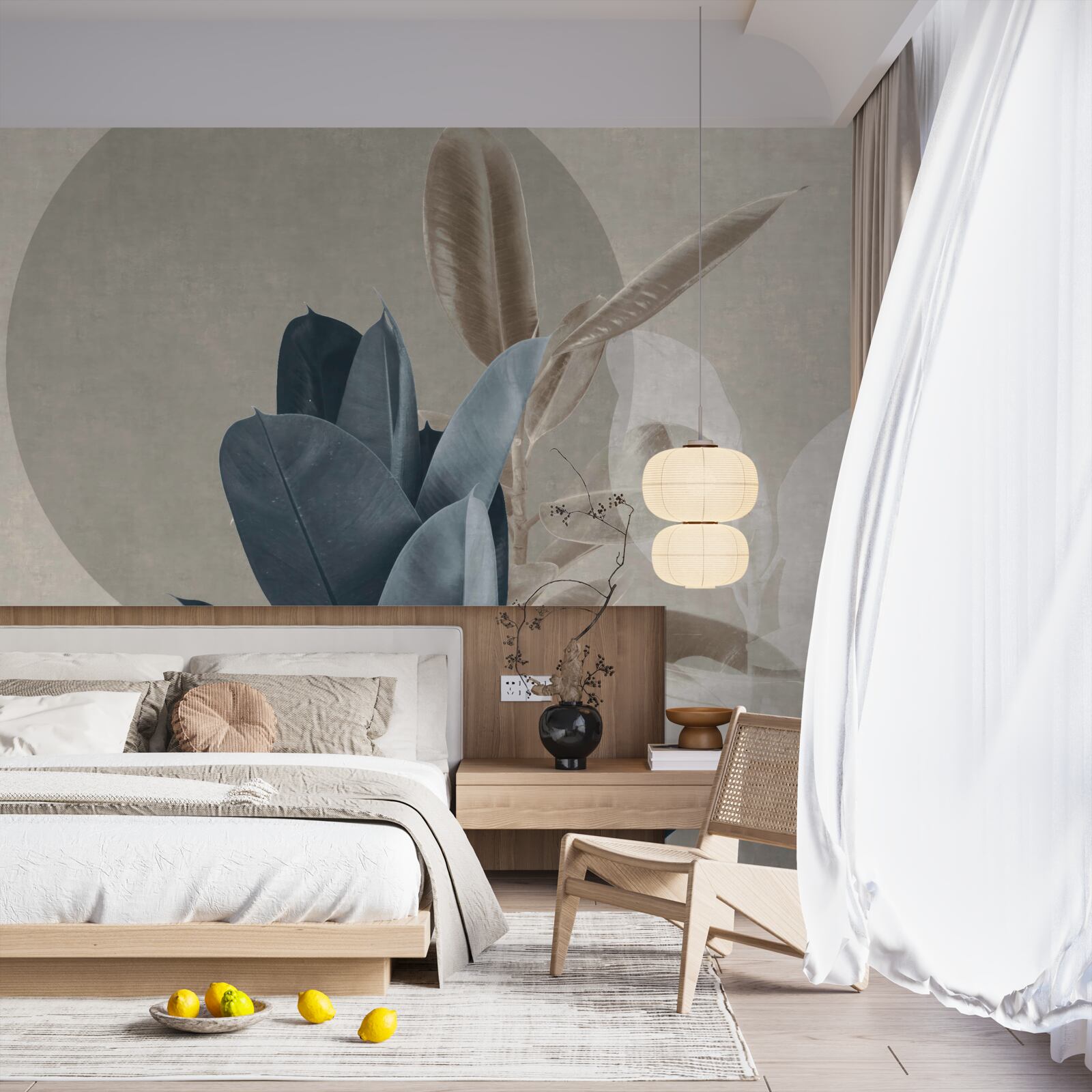 Fototapeta izbová rastlina pri stene