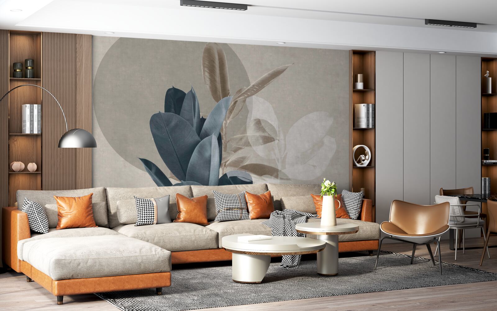 Fototapeta izbová rastlina pri stene