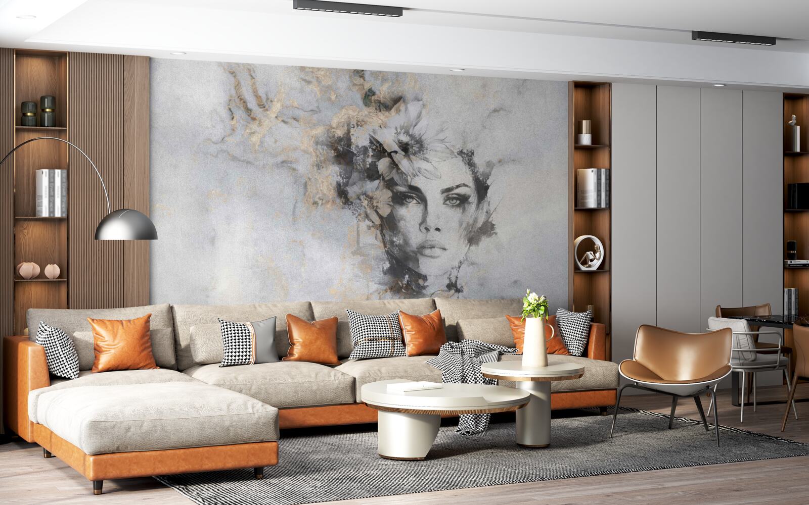 Fototapeta obraz dievčaťa hľadiaceho do diaľky