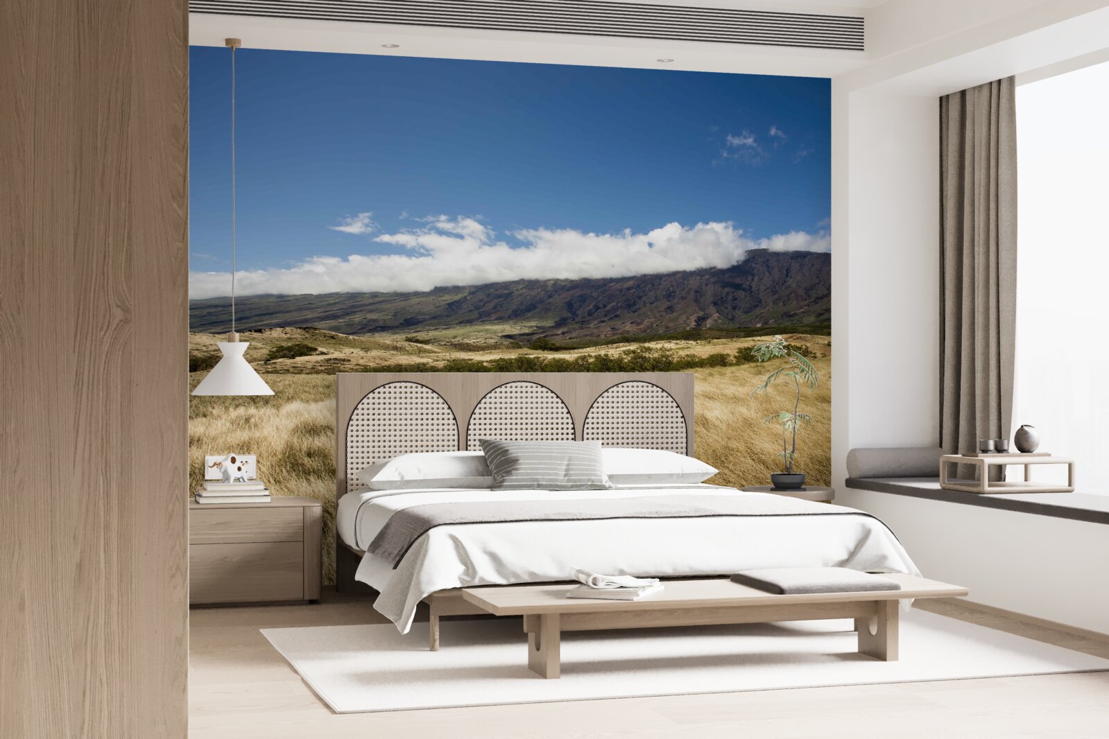 Fototapeta savana s bujnou trávou