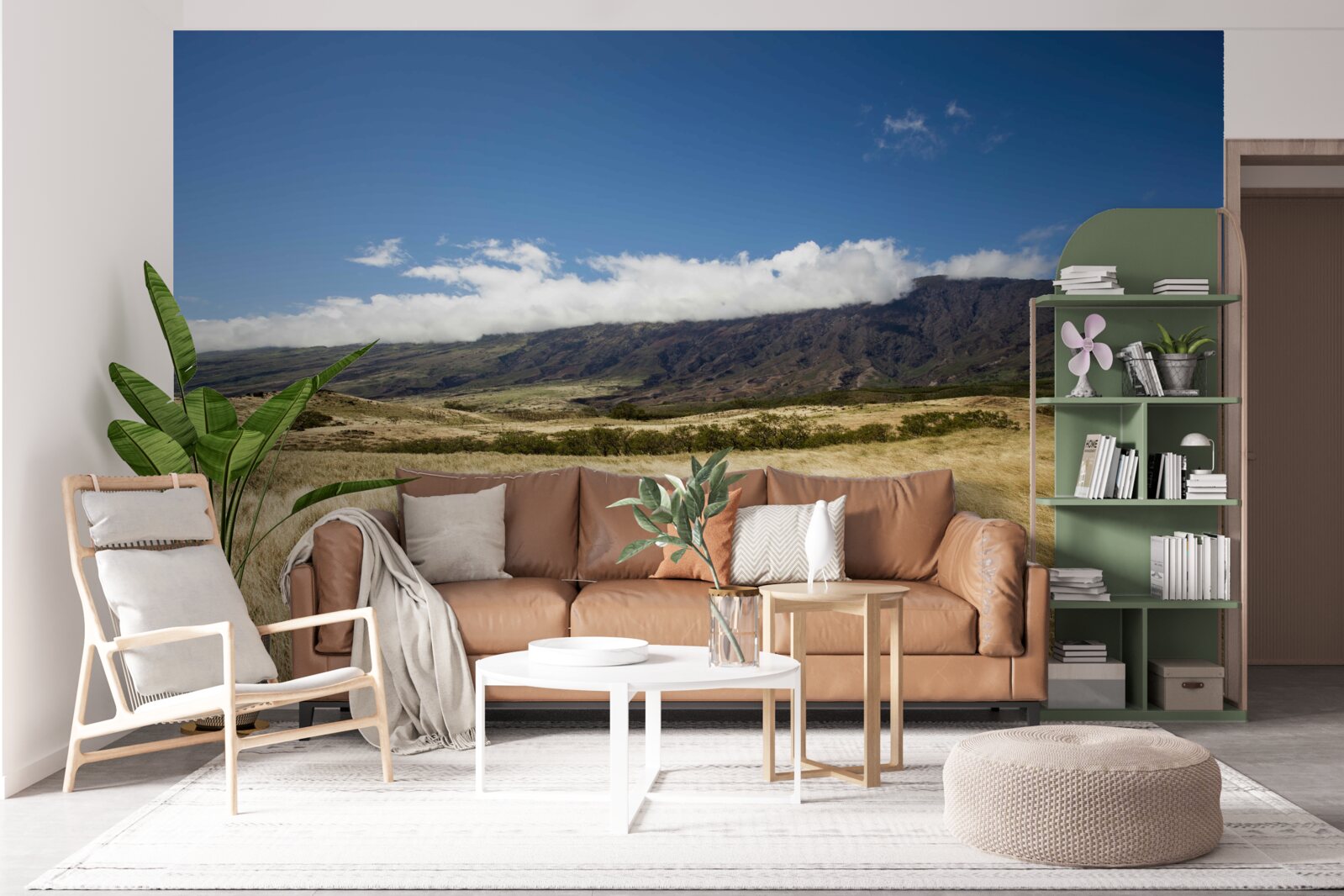 Fototapeta savana s bujnou trávou