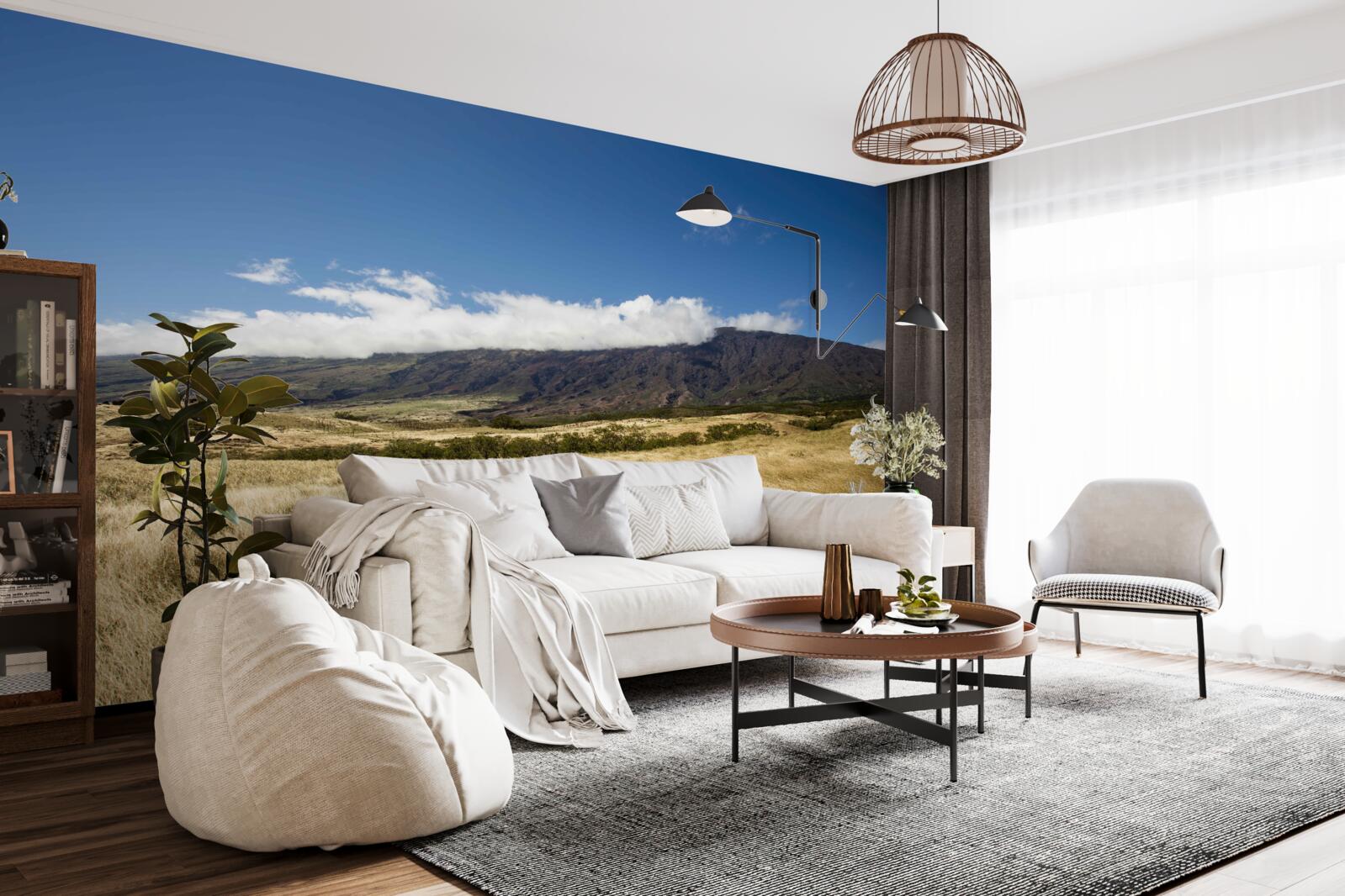 Fototapeta savana s bujnou trávou