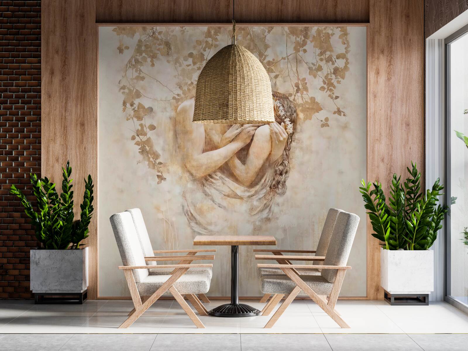 Fototapeta mladý muž bozkáva dievča