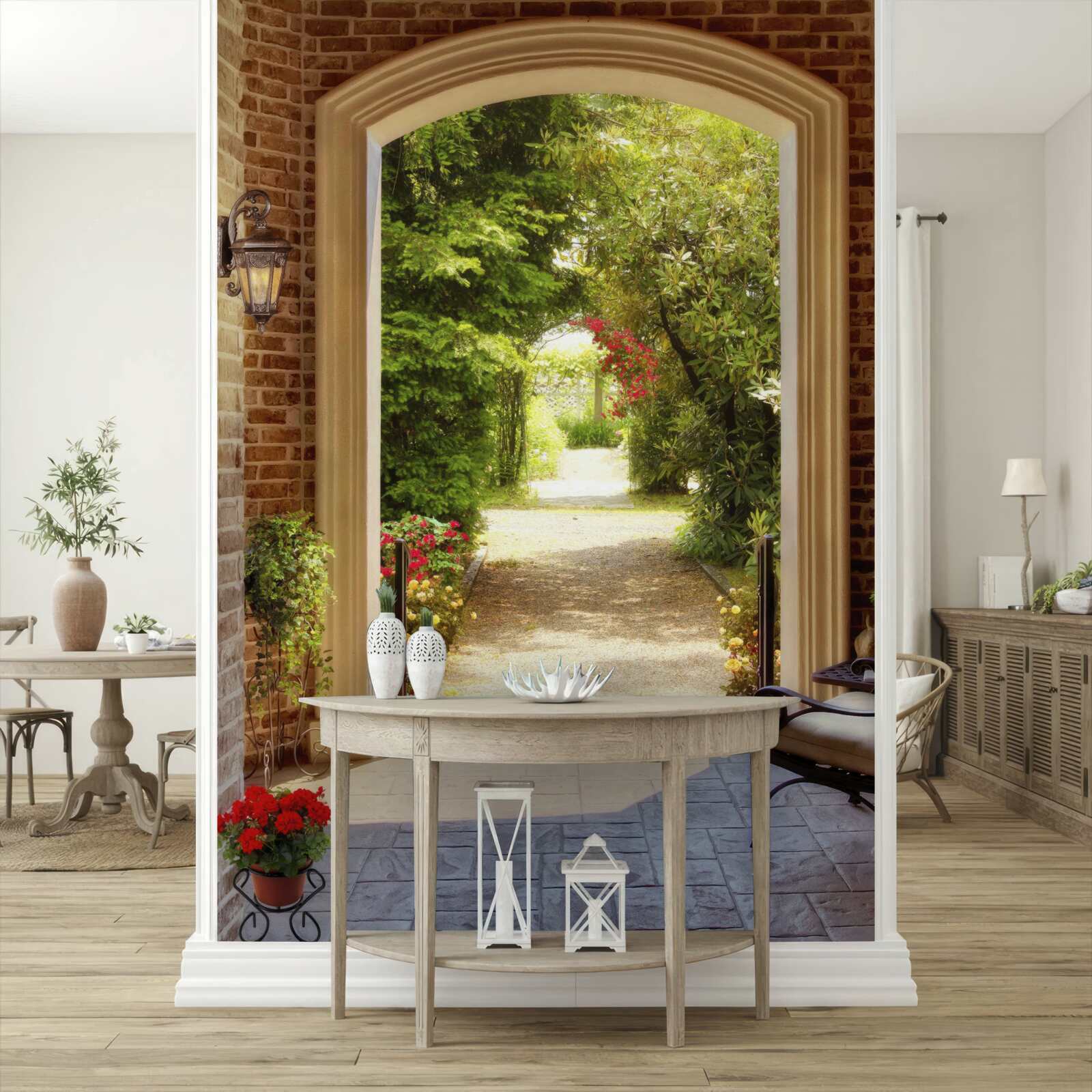 Fototapeta lavica vedľa oblúka