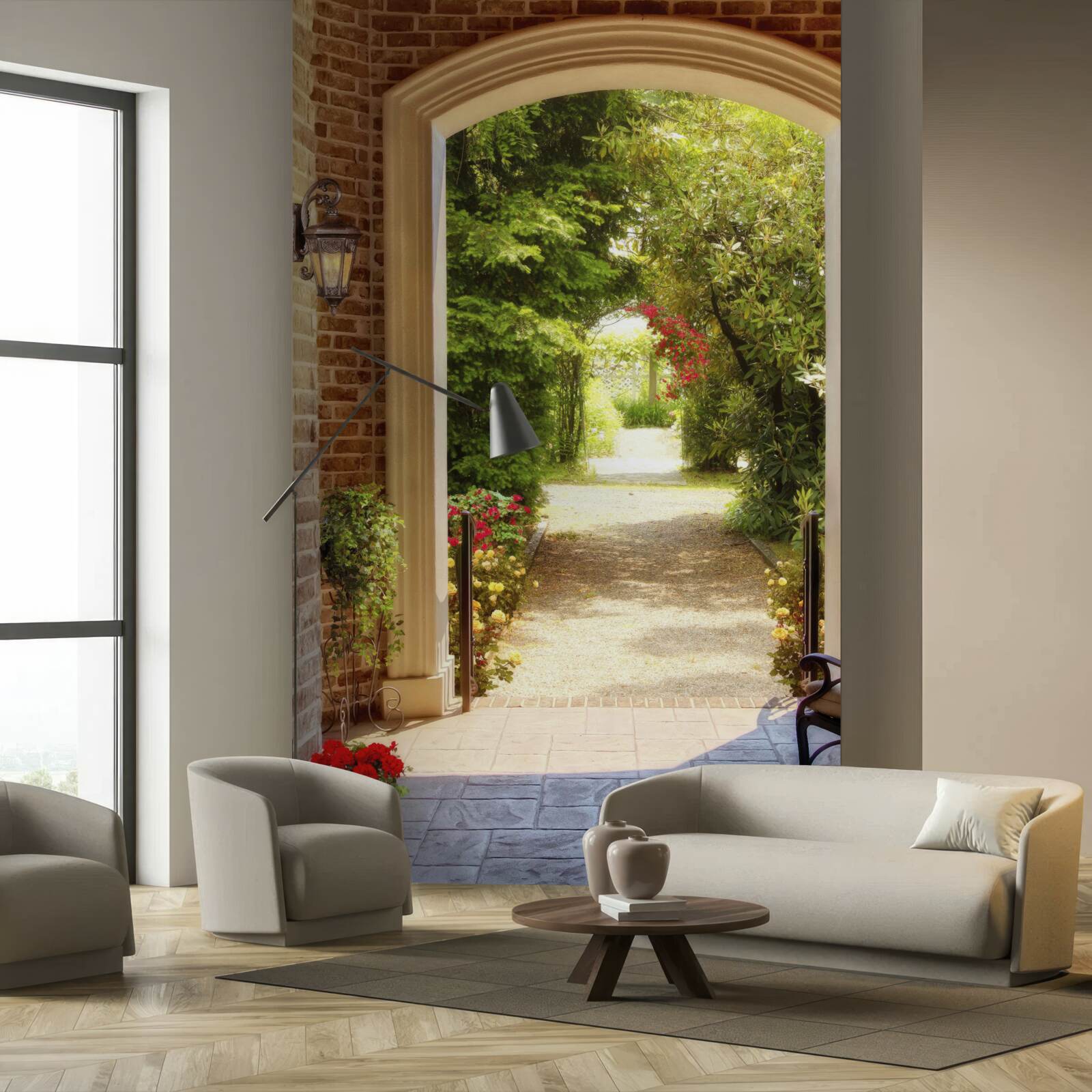 Fototapeta lavica vedľa oblúka