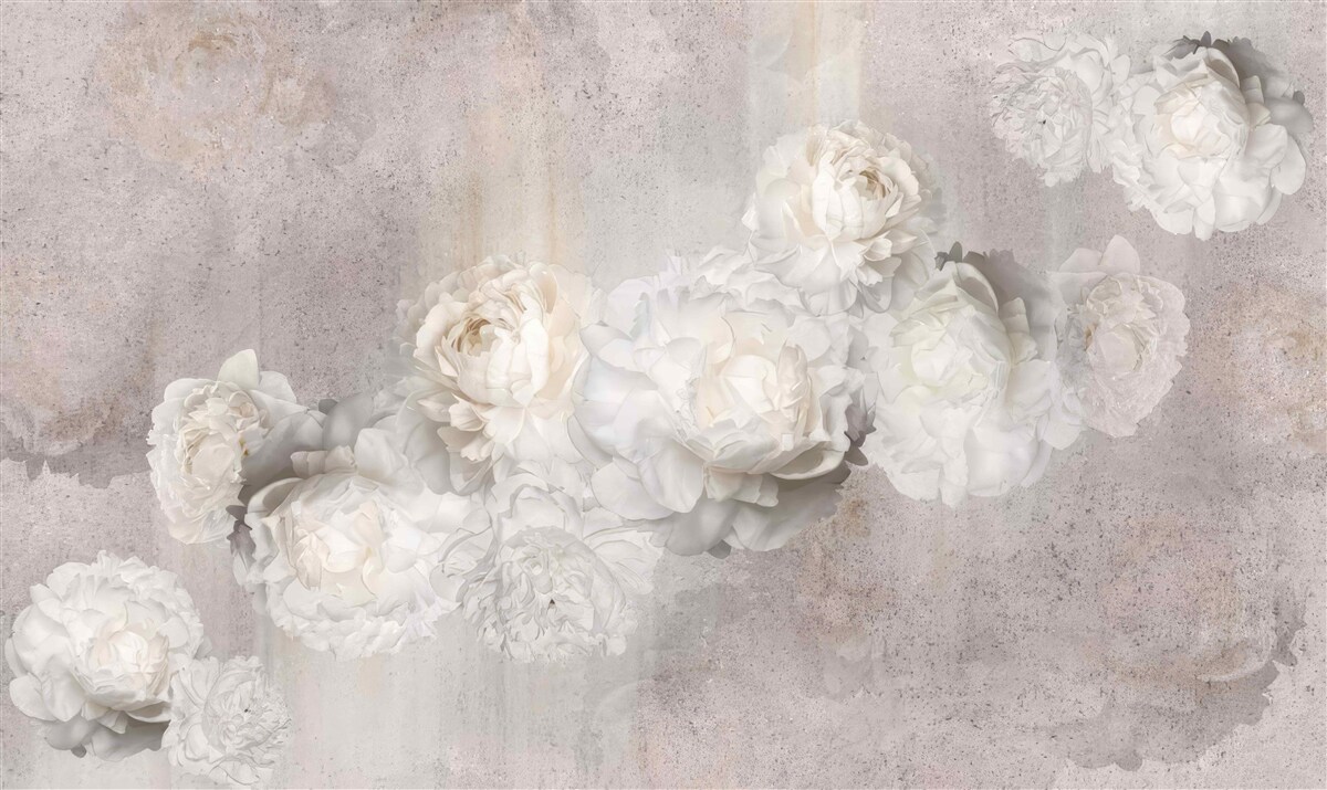 Fototapeta veľké biele kvety