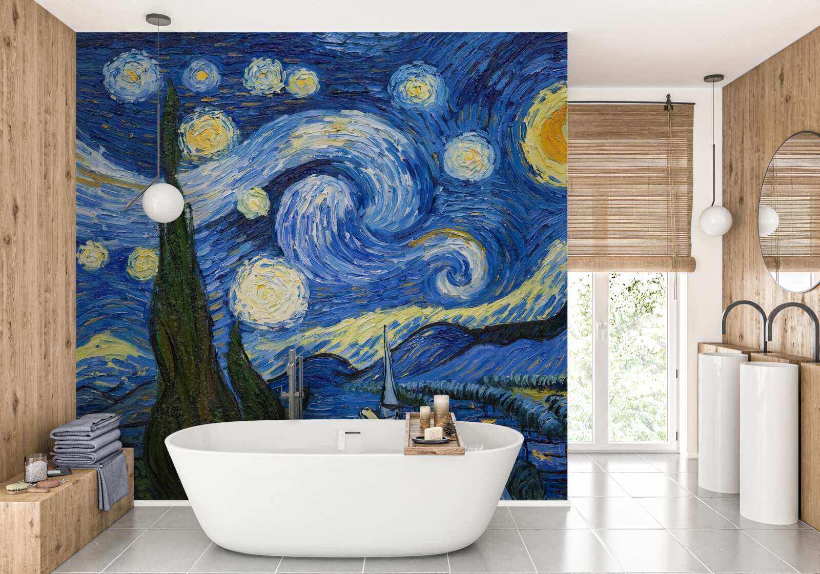 Fototapeta plátno maľované van Goghom