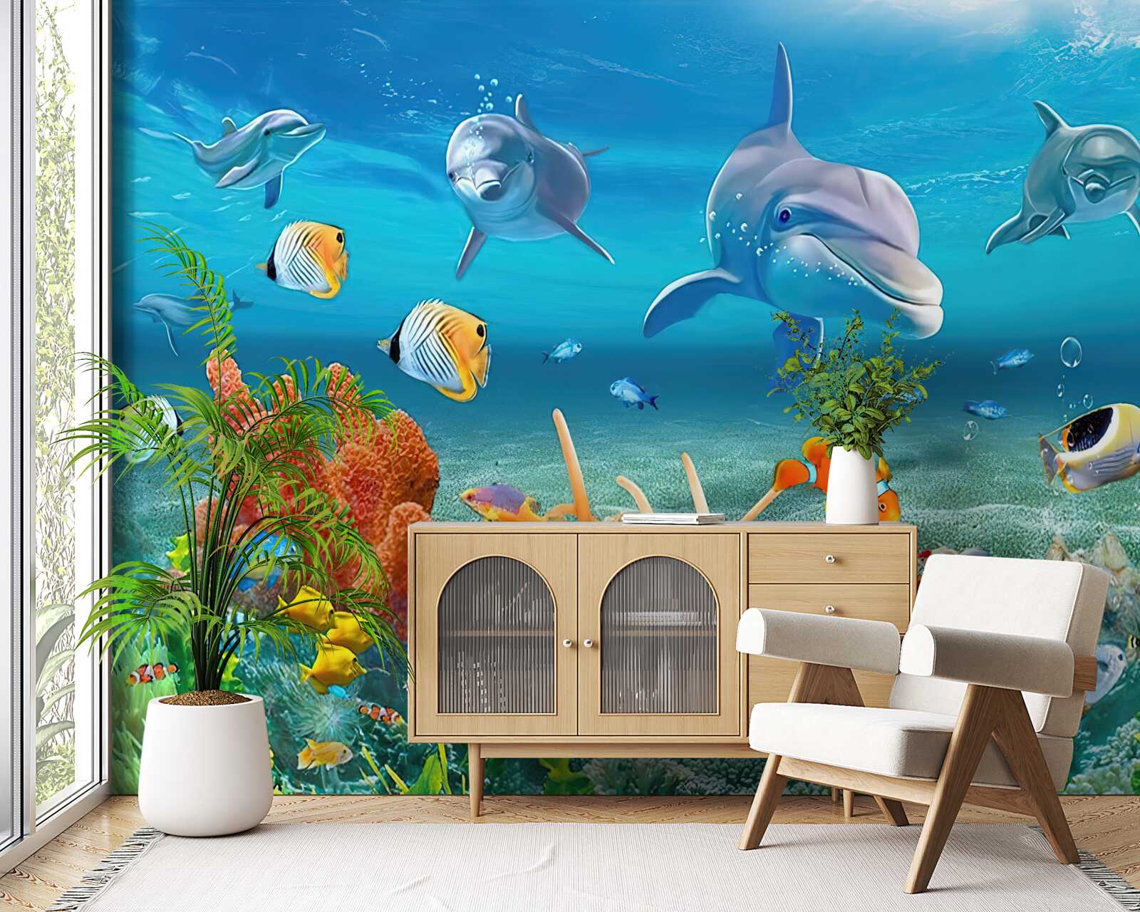 Fototapeta nádherné podmorské kráľovstvo