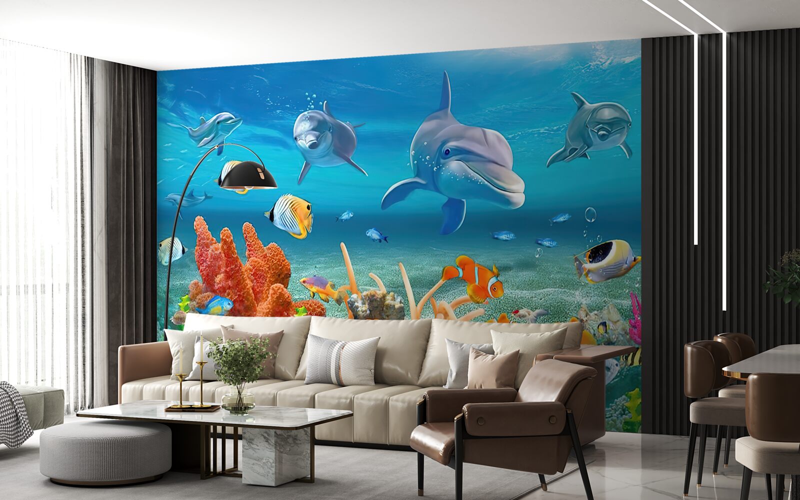 Fototapeta nádherné podmorské kráľovstvo