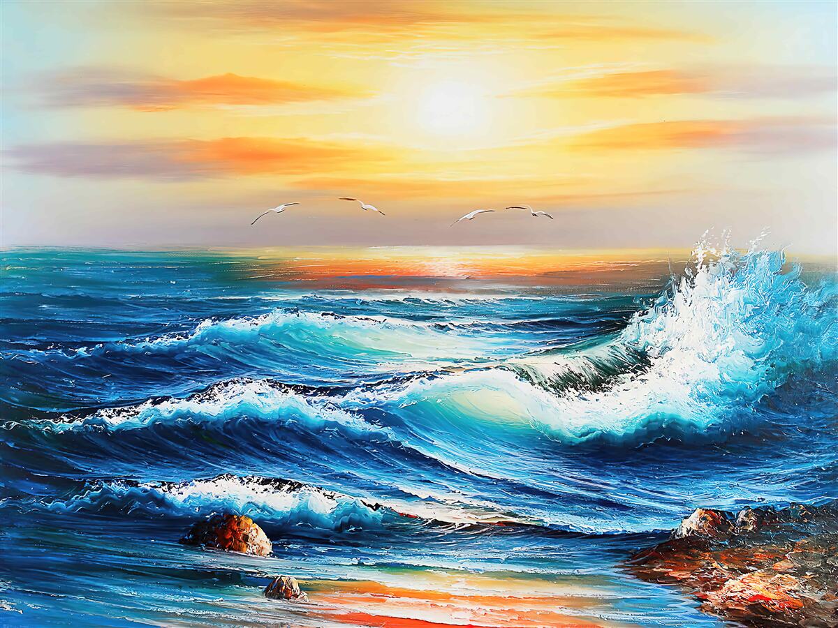 Fototapeta morské vlny