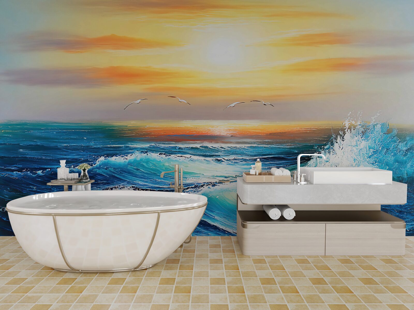 Fototapeta morské vlny