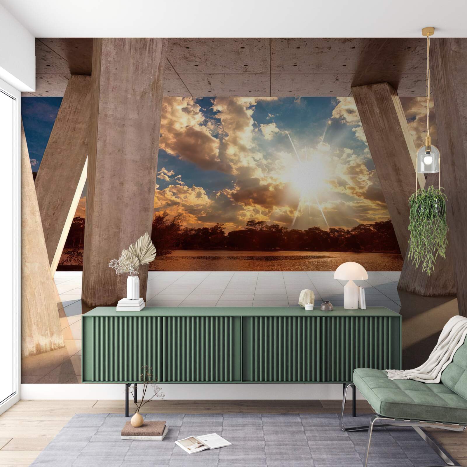 Fototapeta veľké konštrukčné prvky budovy