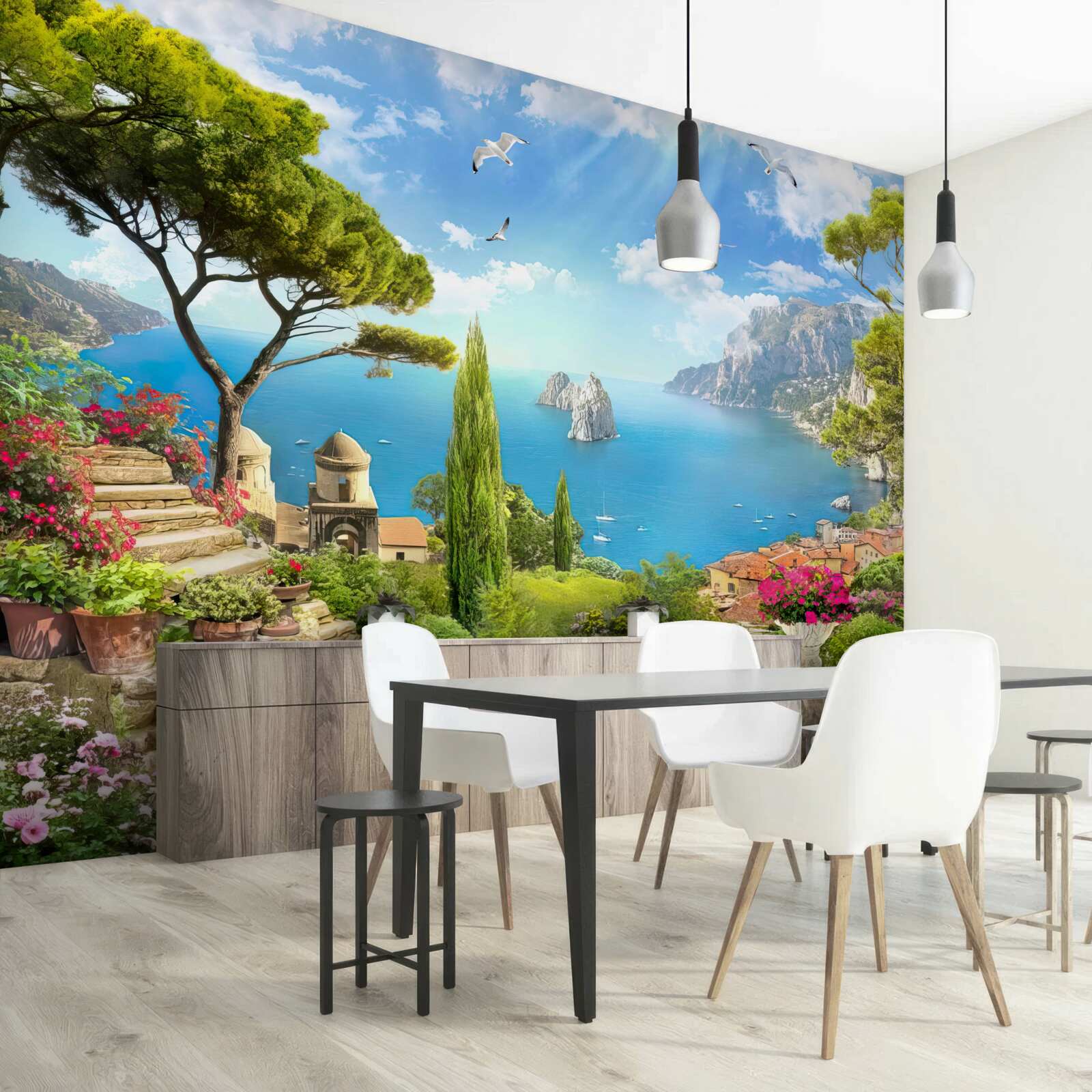 Fototapeta cesta cez zelené húštiny