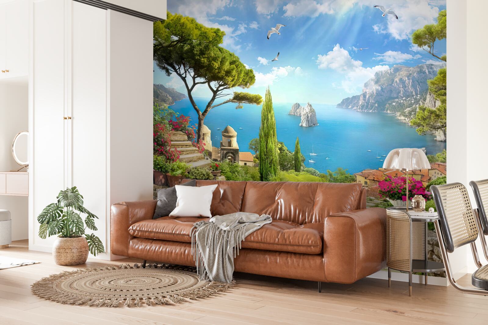 Fototapeta cesta cez zelené húštiny